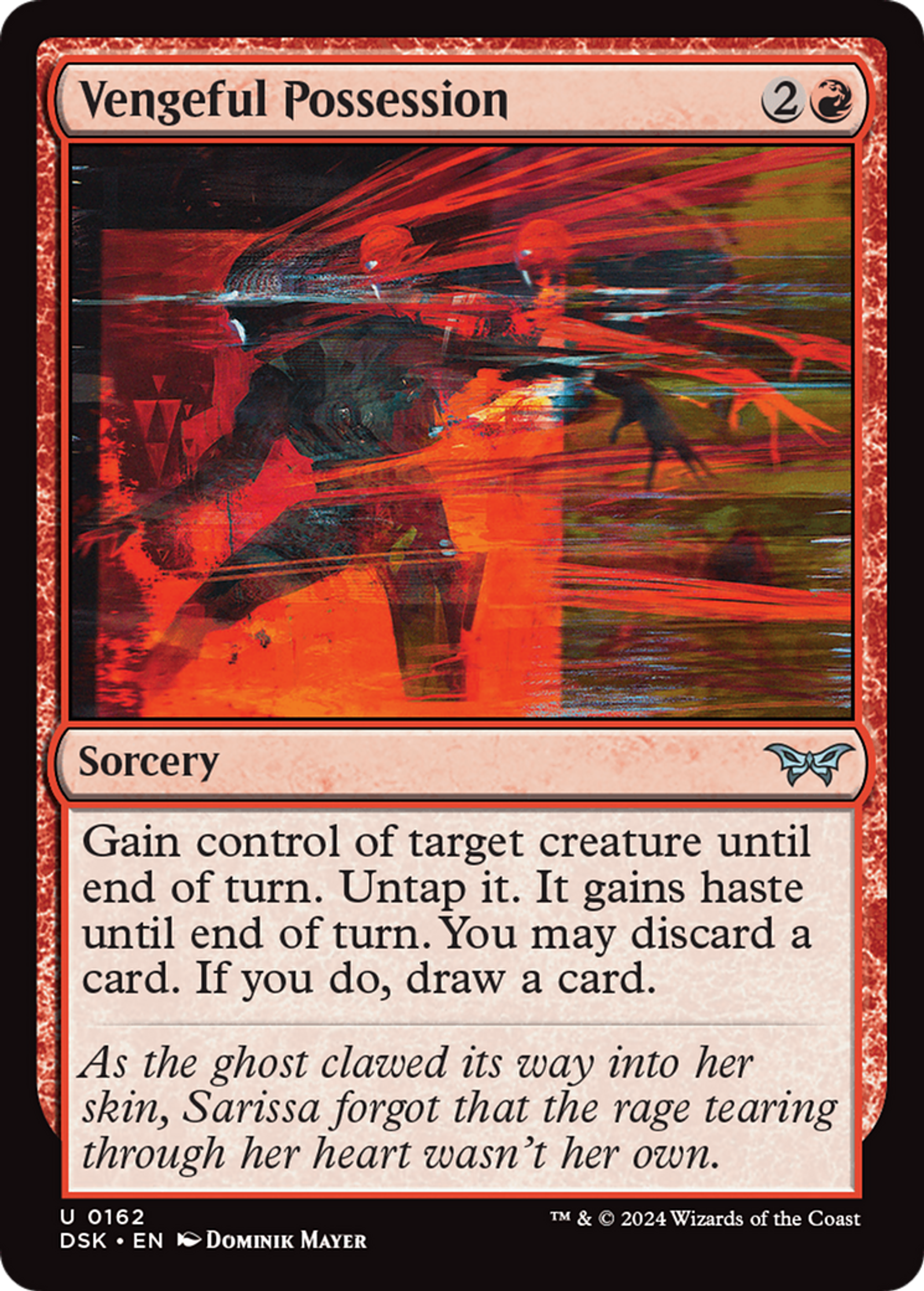 Possession vengeresse — Duskmourn: House of Horror — Magic: The Gathering