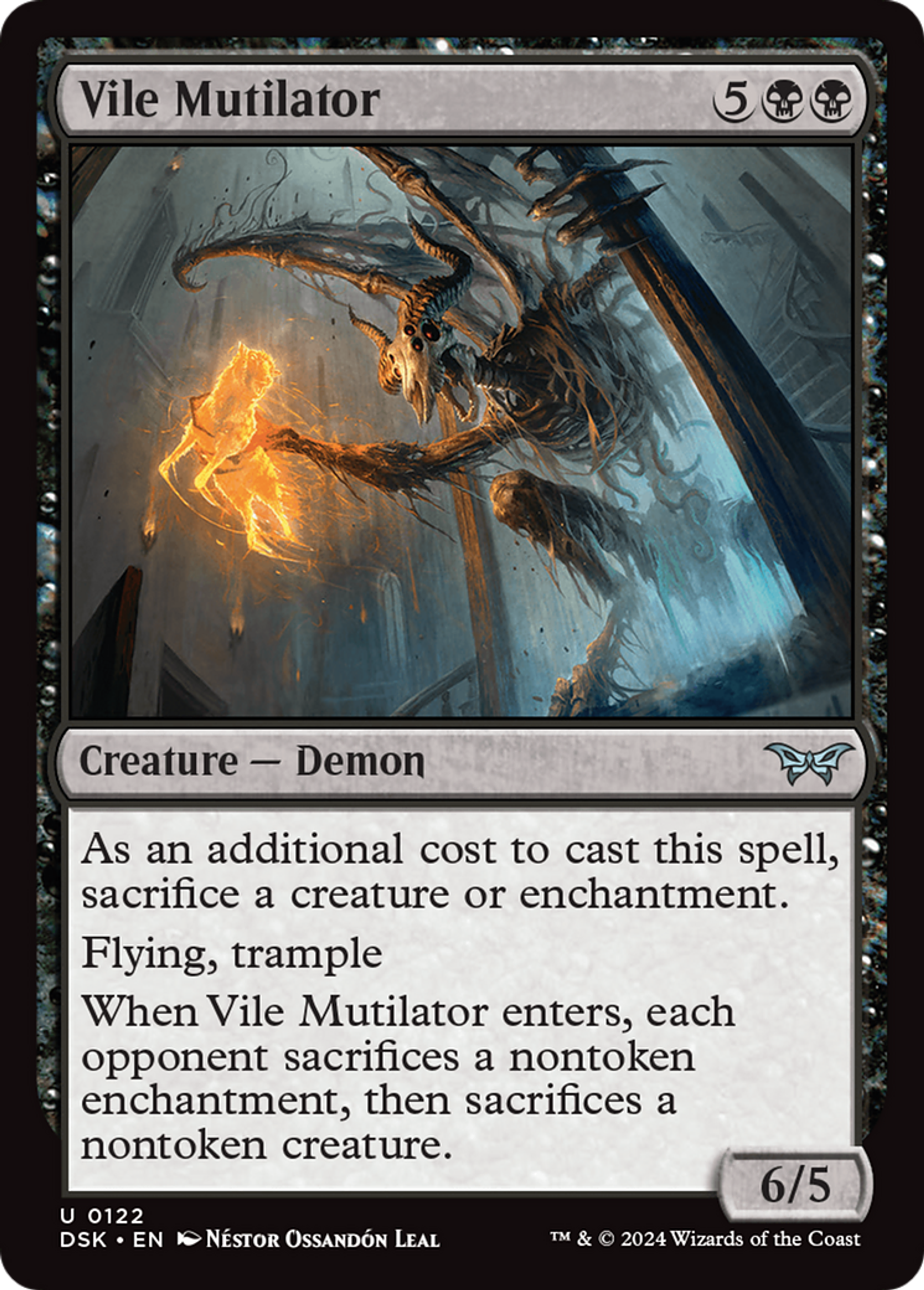 Vil mutilateur — Duskmourn: House of Horror — Magic: The Gathering