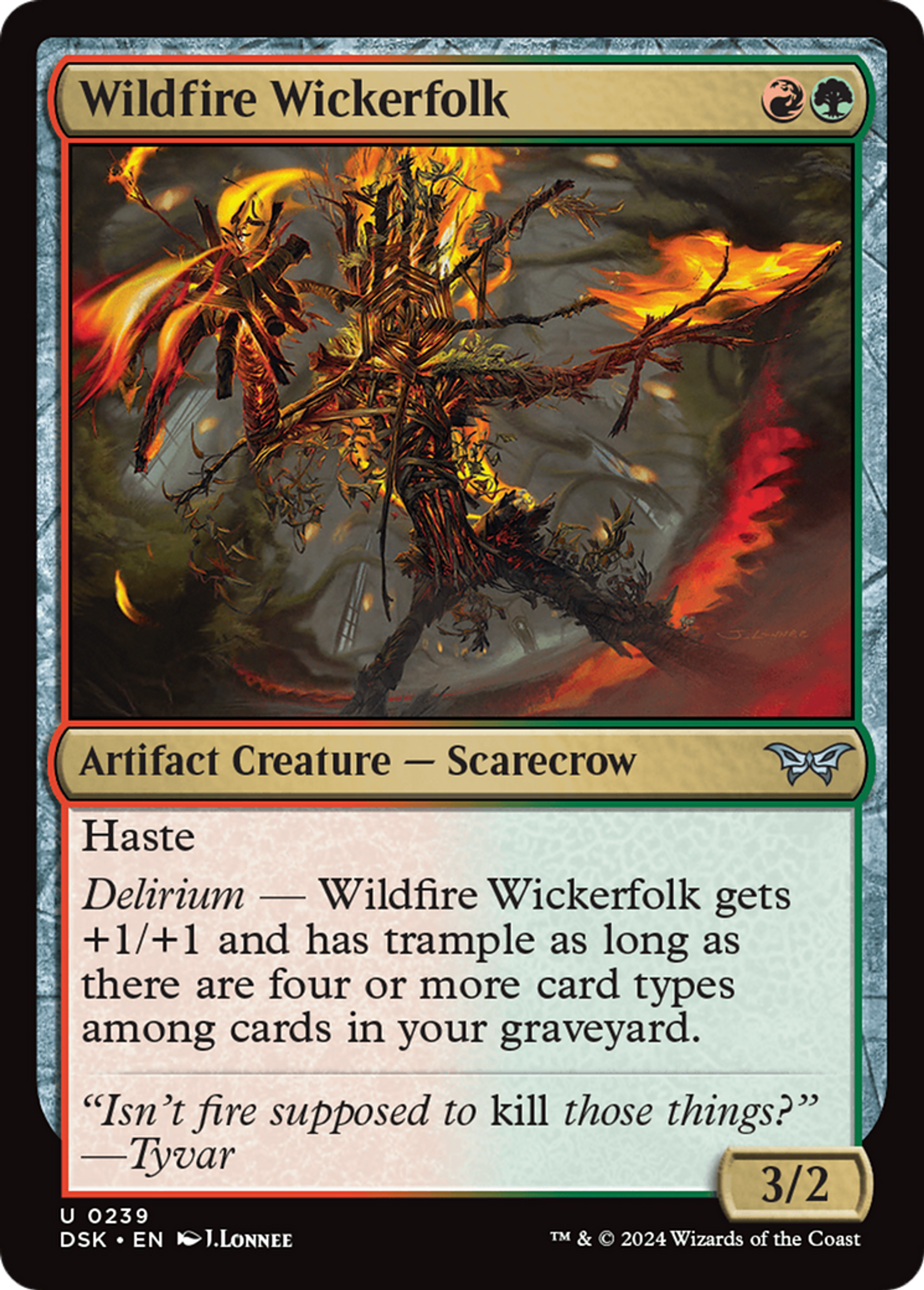 Vannier grégefeu — Duskmourn: House of Horror — Magic: The Gathering