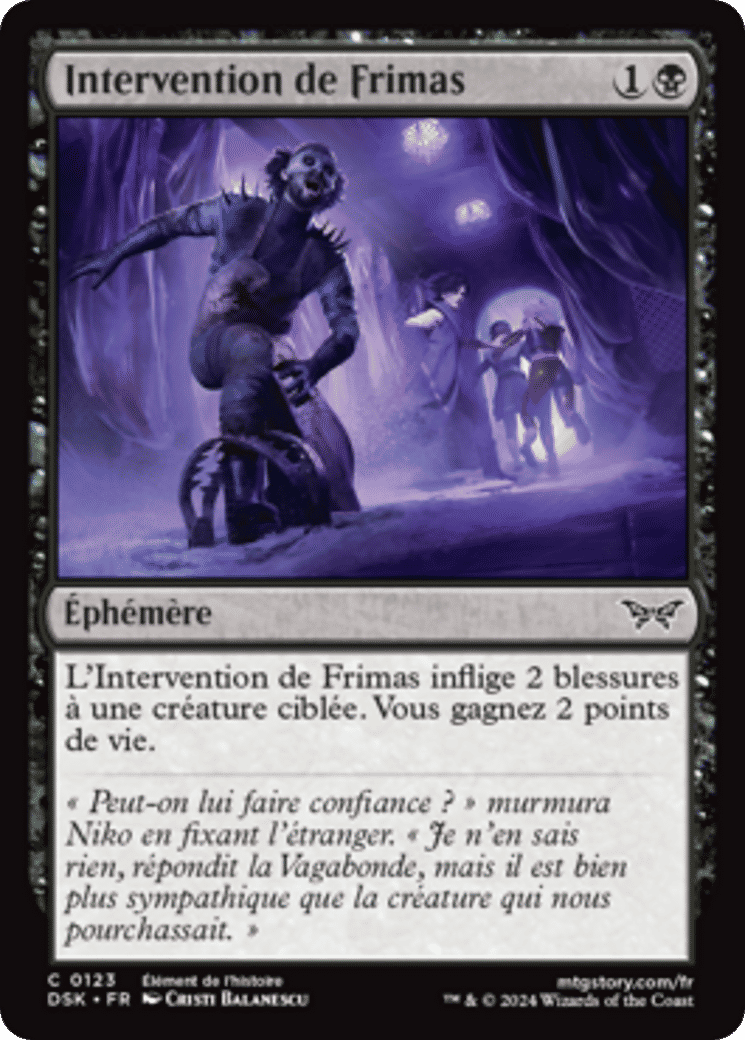 Intervention de Frimas — Duskmourn: House of Horror — Magic: The Gathering