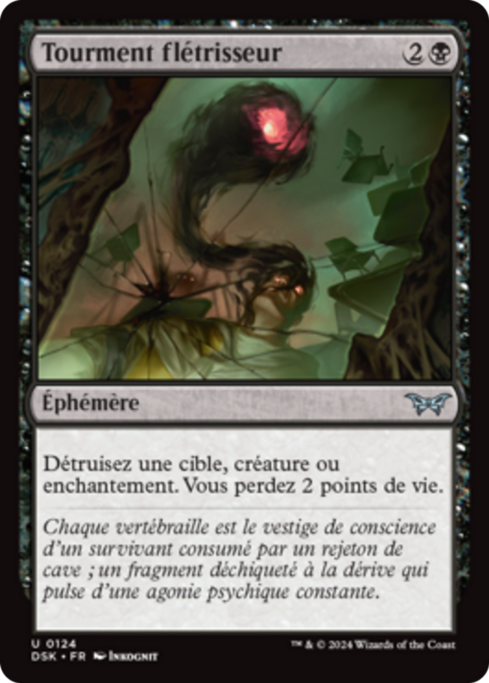 Tourment flétrisseur — Duskmourn: House of Horror — Magic: The Gathering