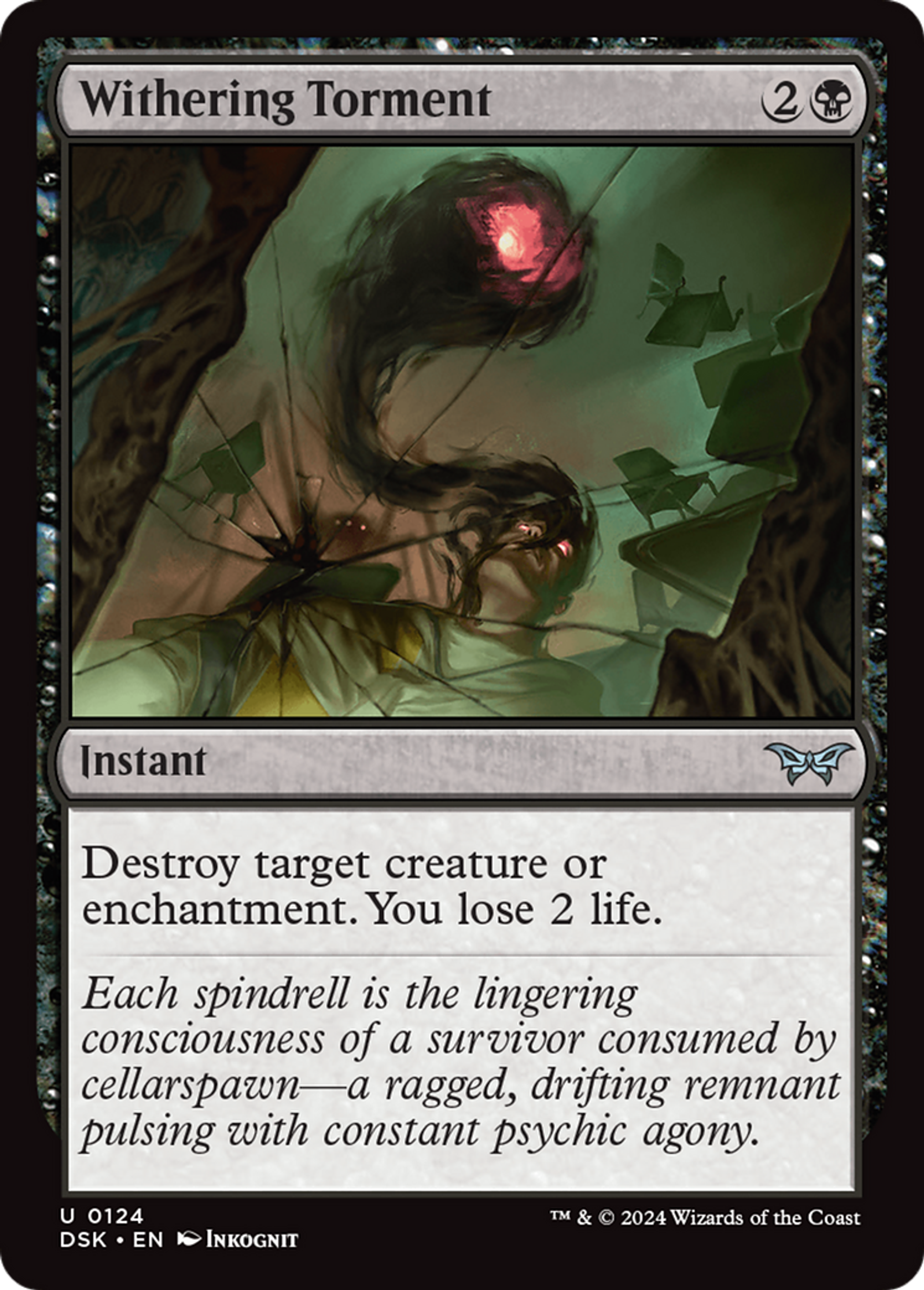 Tourment flétrisseur — Duskmourn: House of Horror — Magic: The Gathering