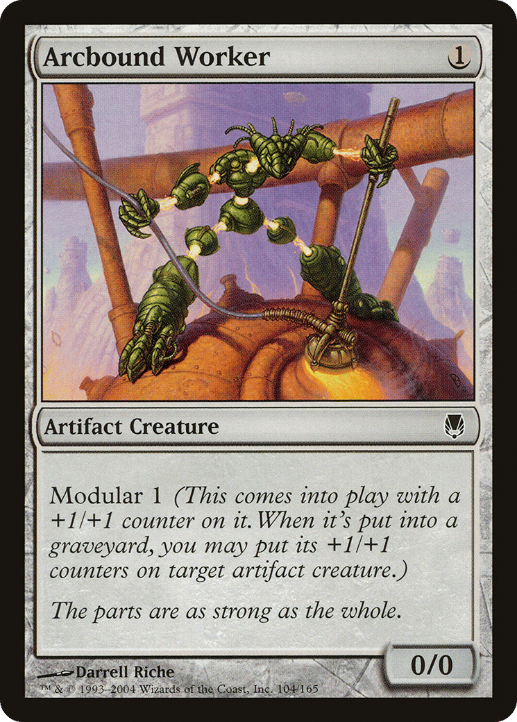 Arcbound Worker — Darksteel — Magic: The Gathering