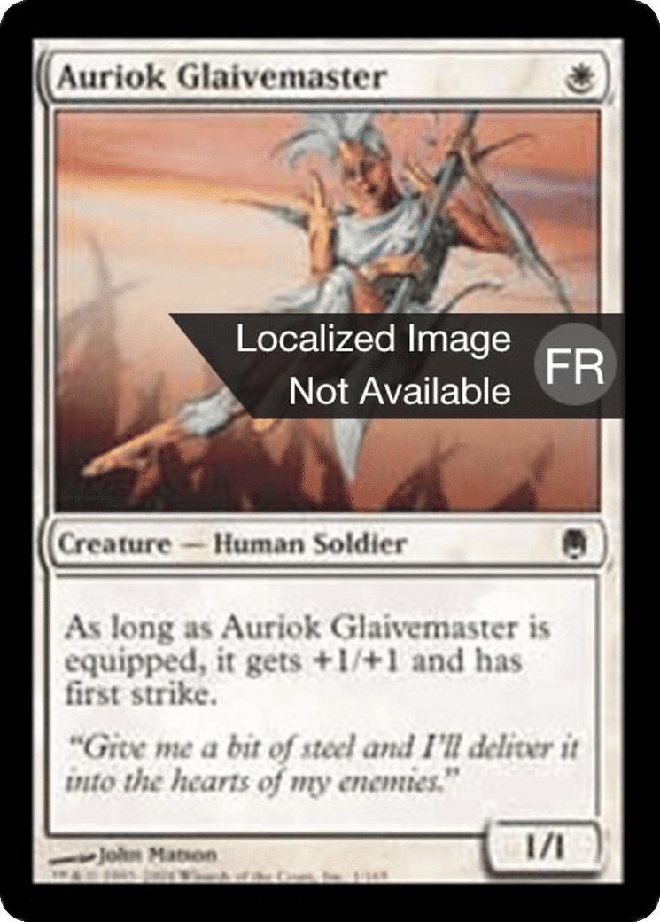 Maîtresse de glaive aurioke — Darksteel — Magic: The Gathering