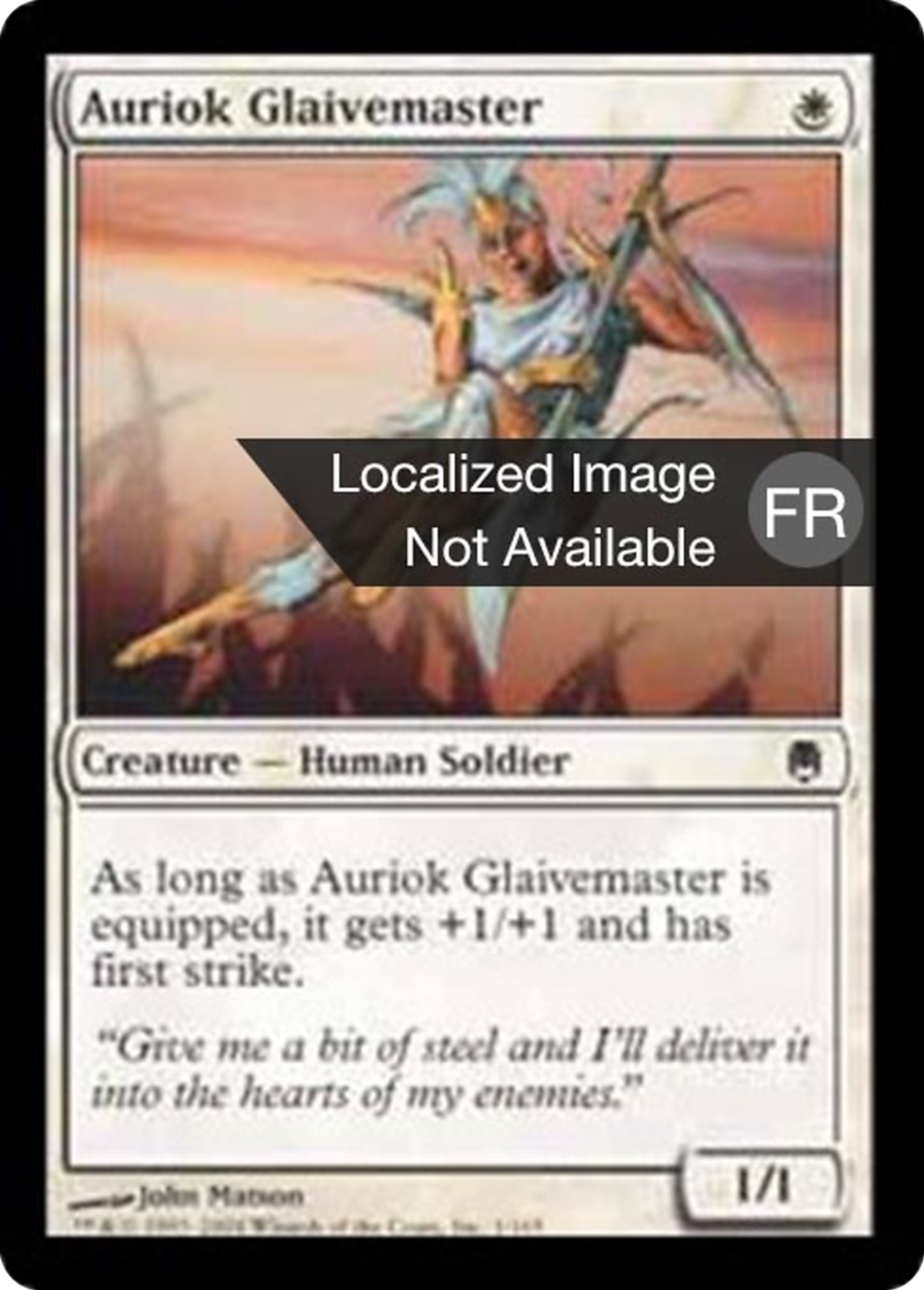 Maîtresse de glaive aurioke — Darksteel — Magic: The Gathering