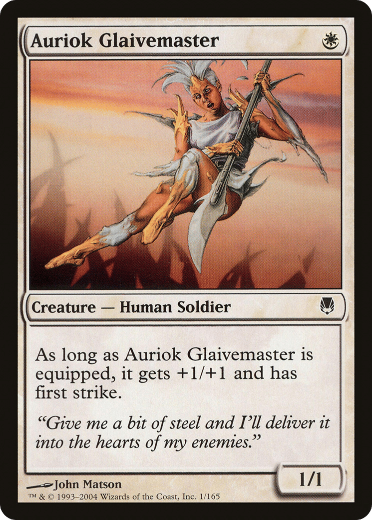 Auriok Glaivemaster — Darksteel — Magic: The Gathering