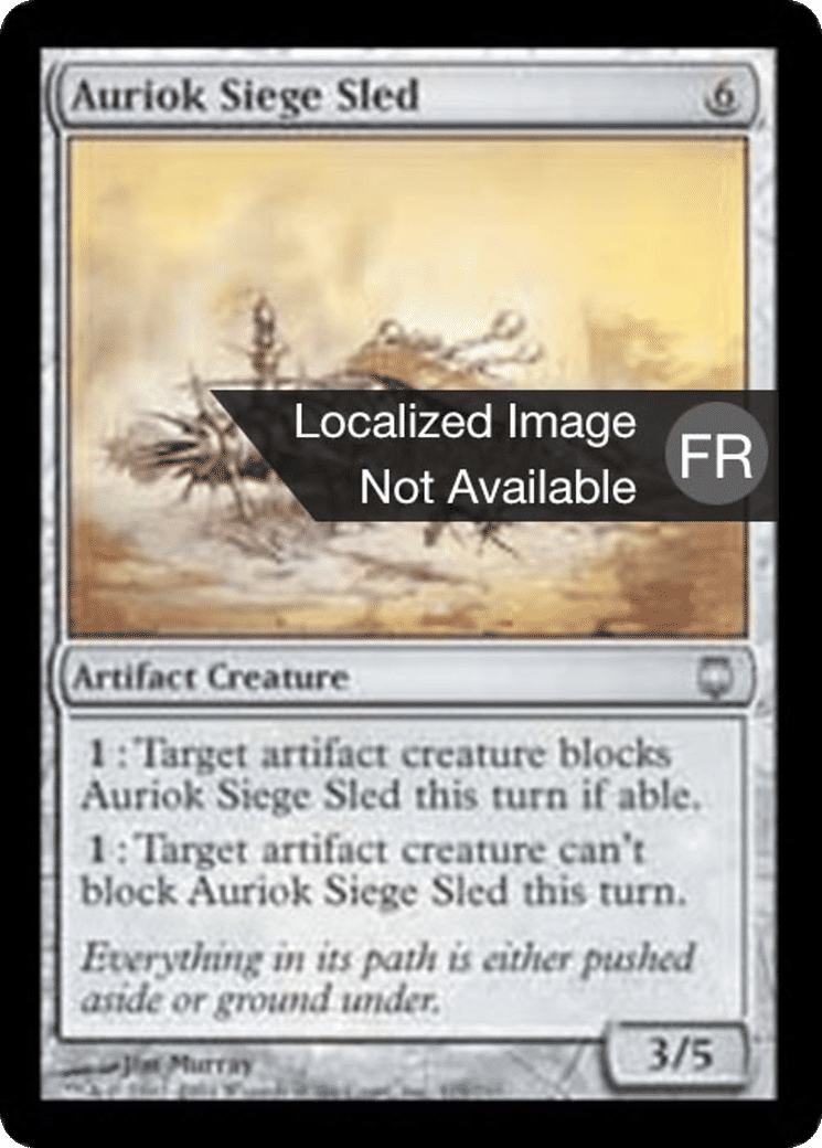 Luge de siège aurioke — Darksteel — Magic: The Gathering