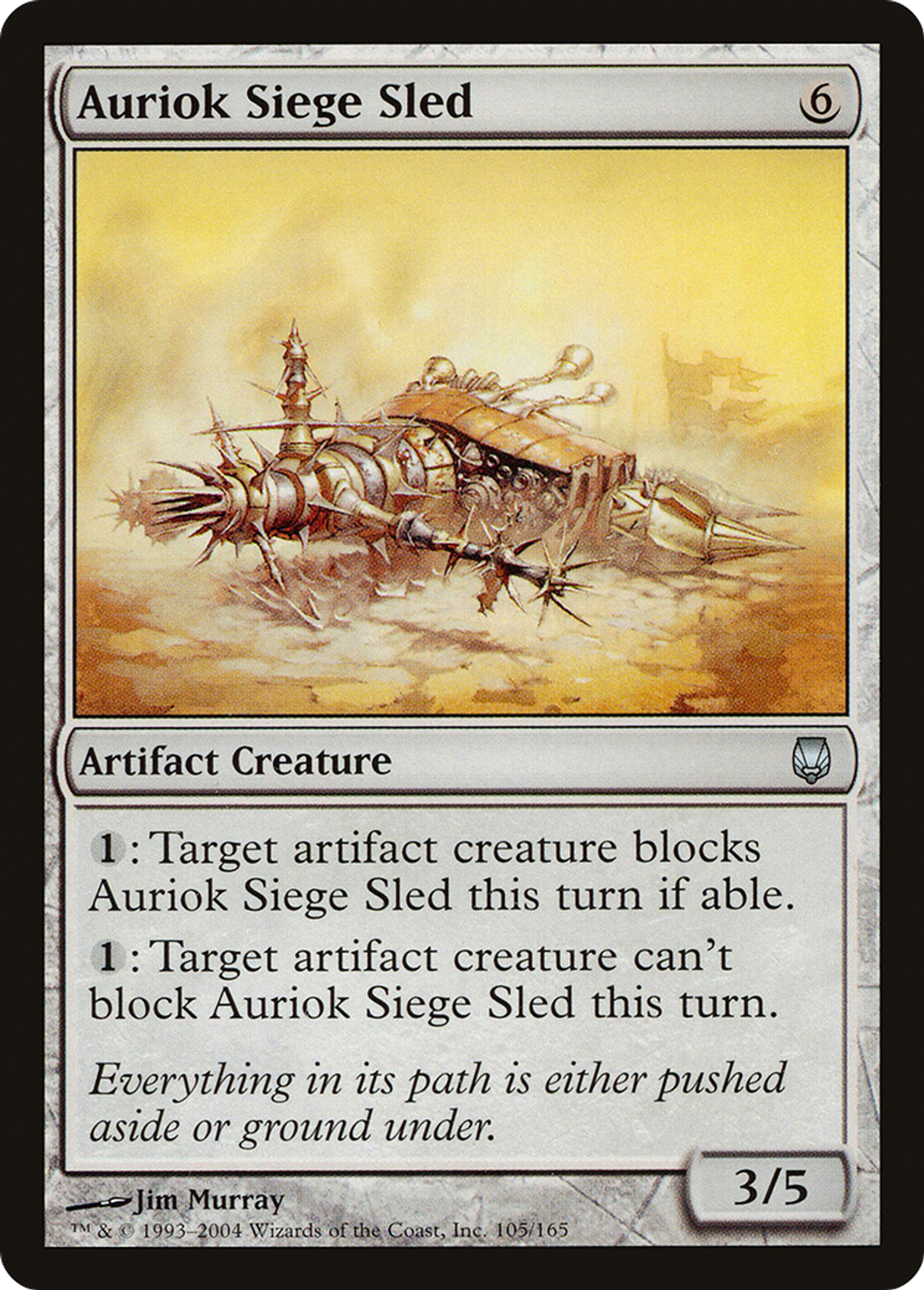 Luge de siège aurioke — Darksteel — Magic: The Gathering