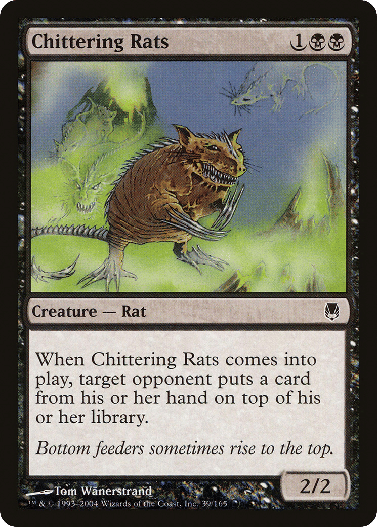 Chittering Rats — Darksteel — Magic: The Gathering