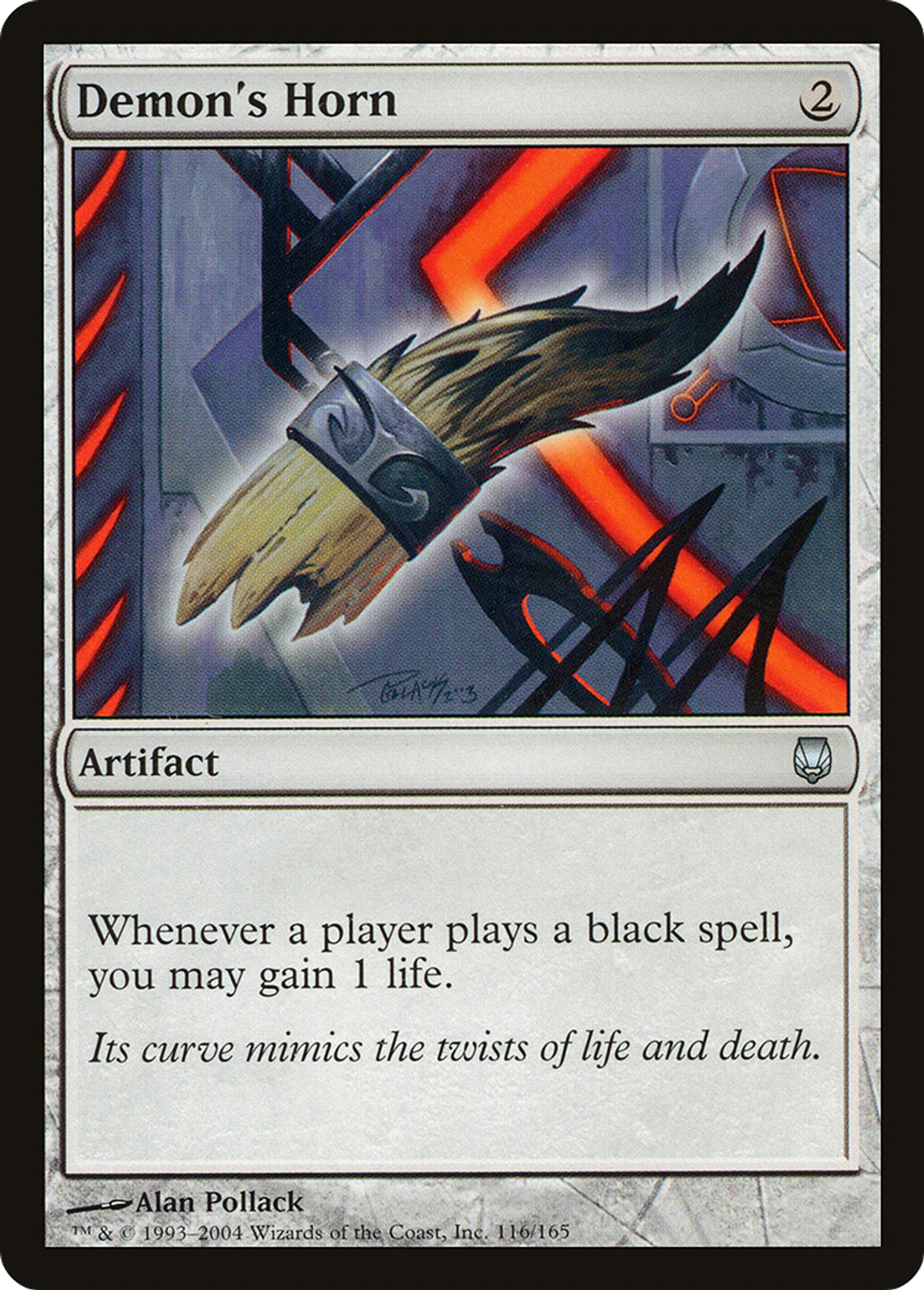 Corne de démon — Darksteel — Magic: The Gathering