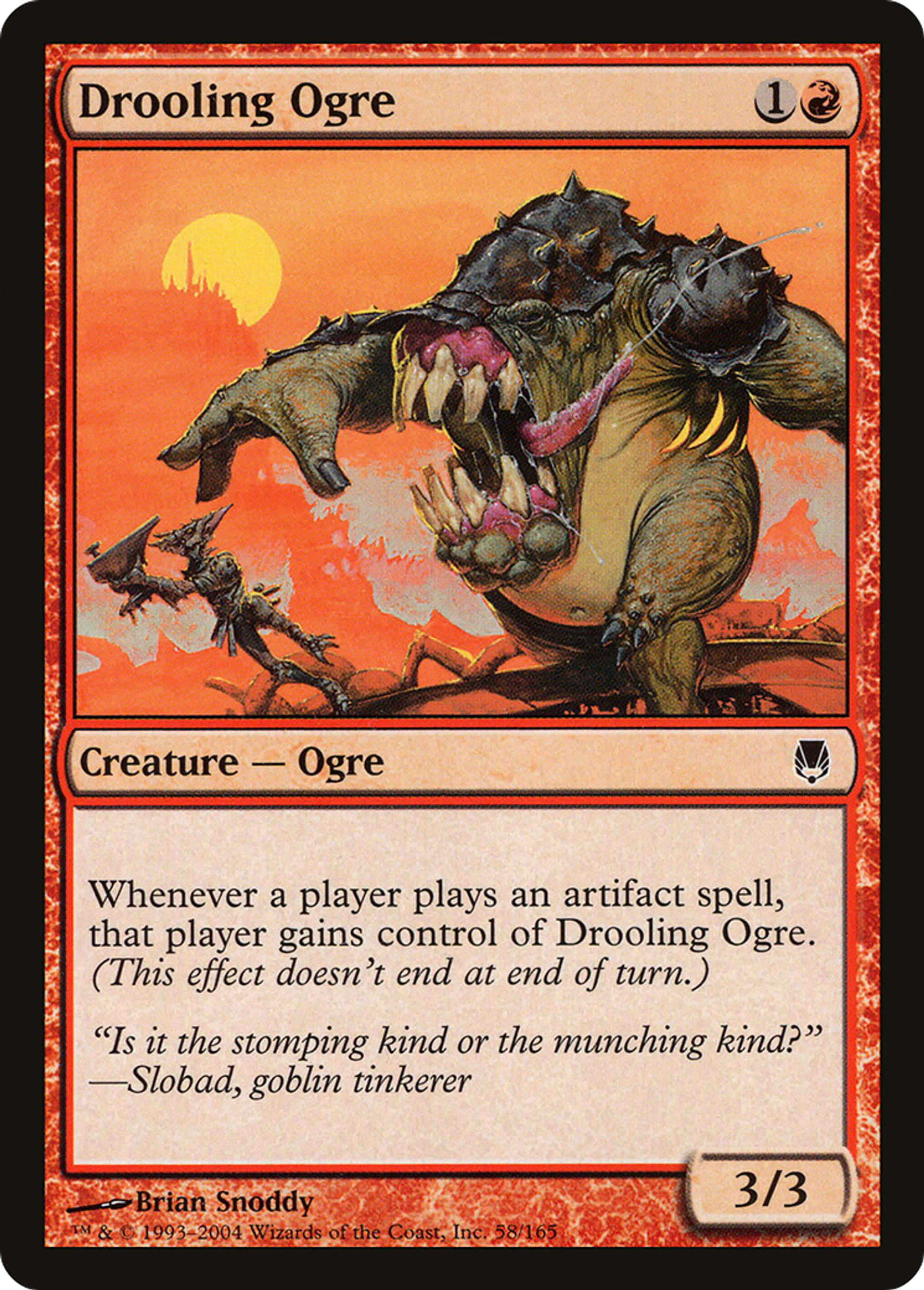 Ogre baveur — Darksteel — Magic: The Gathering