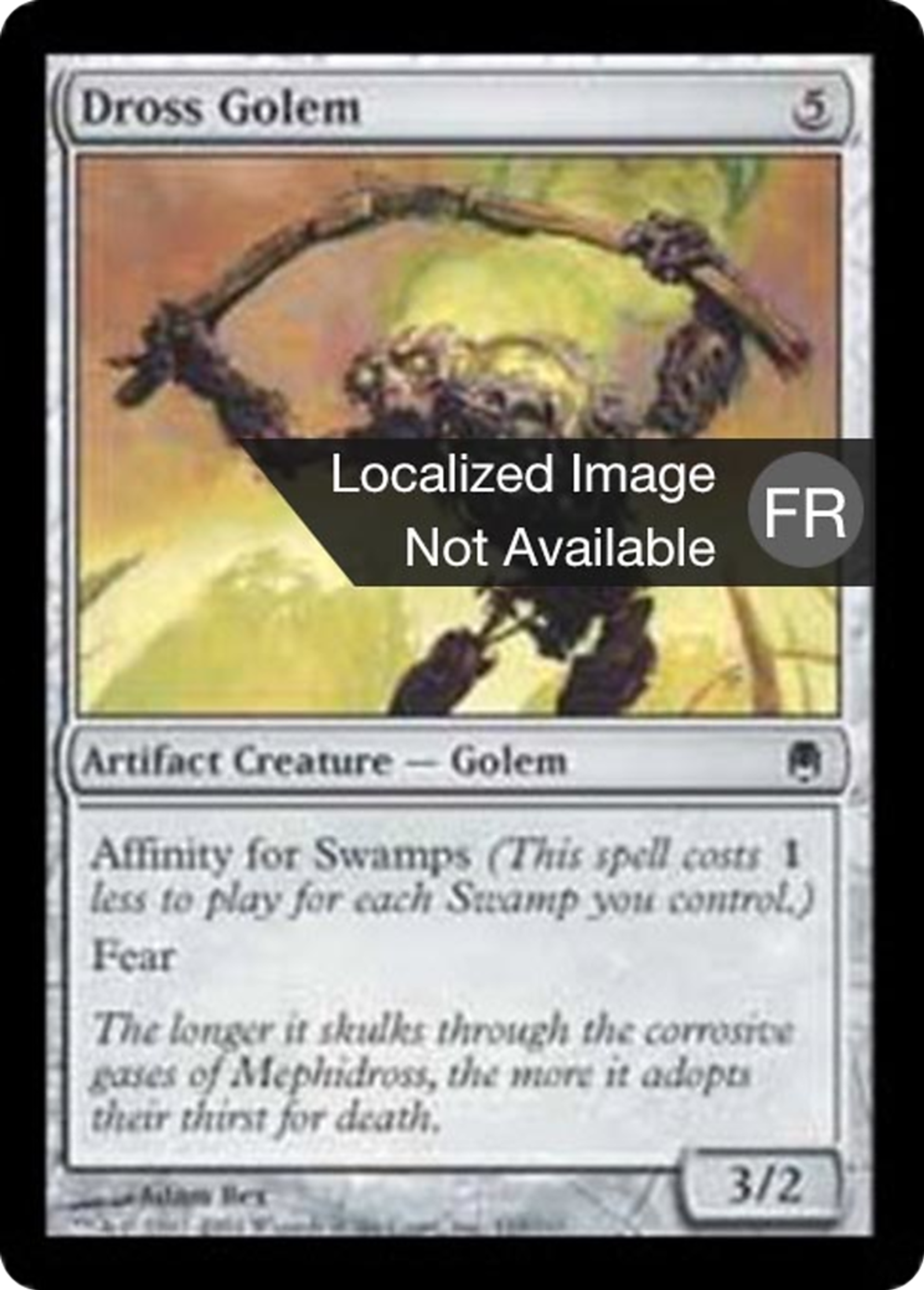 Golem de Mephidross — Darksteel — Magic: The Gathering