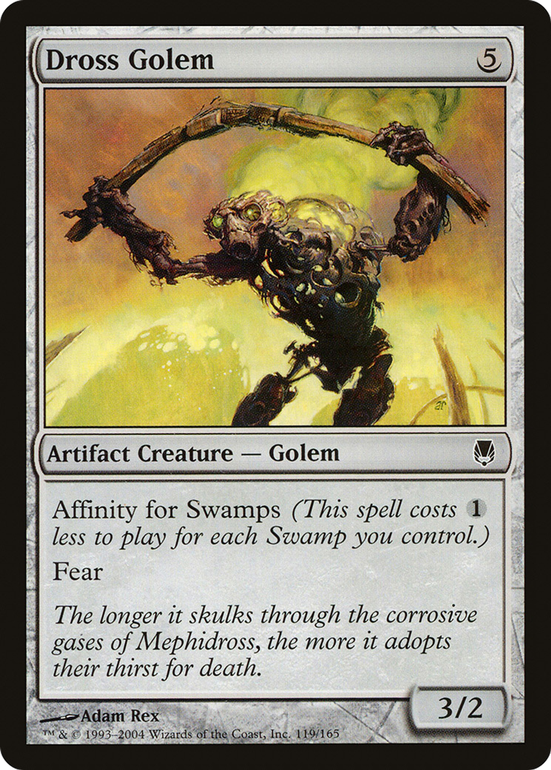 Golem de Mephidross — Darksteel — Magic: The Gathering