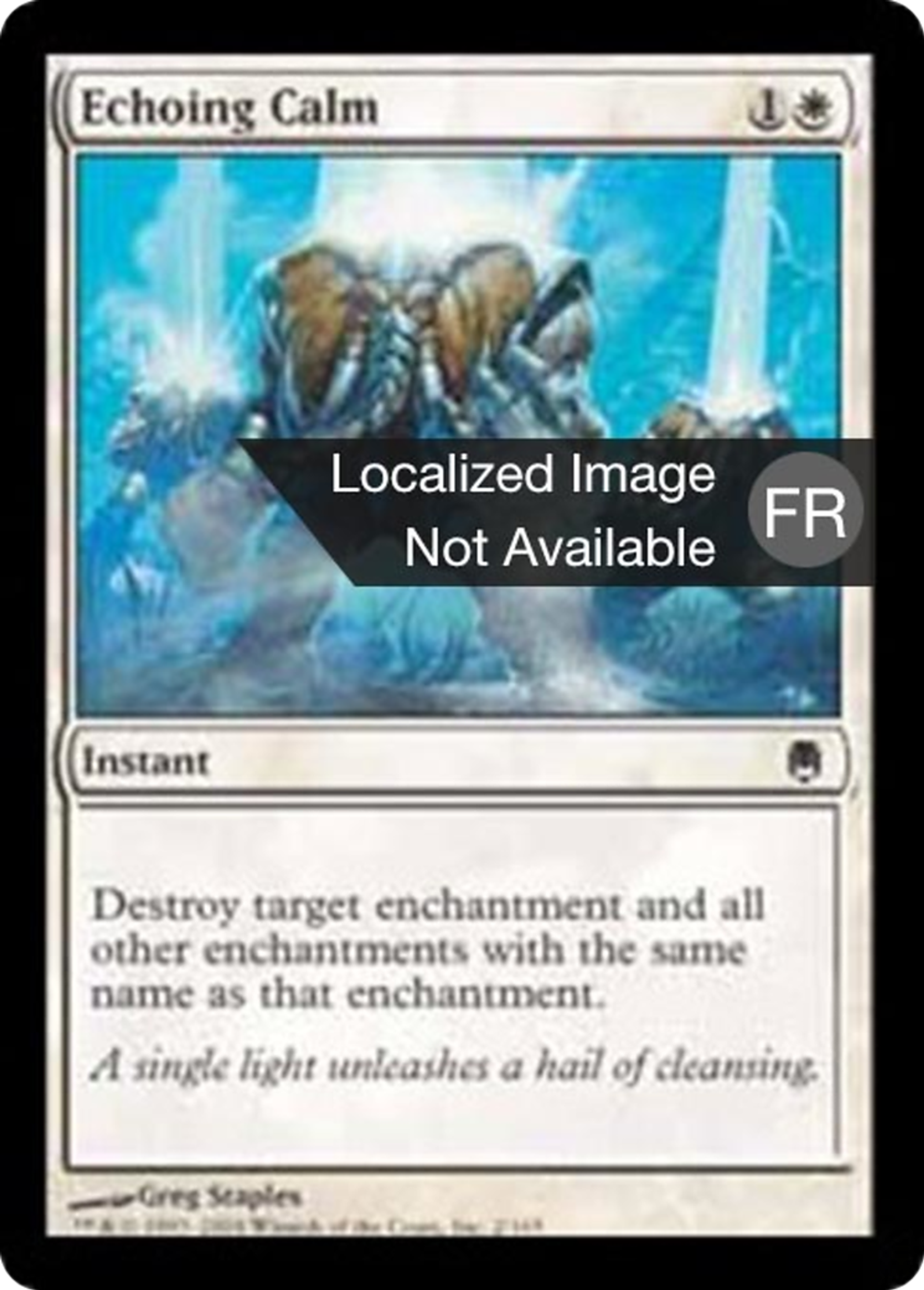 Calme résonnant — Darksteel — Magic: The Gathering