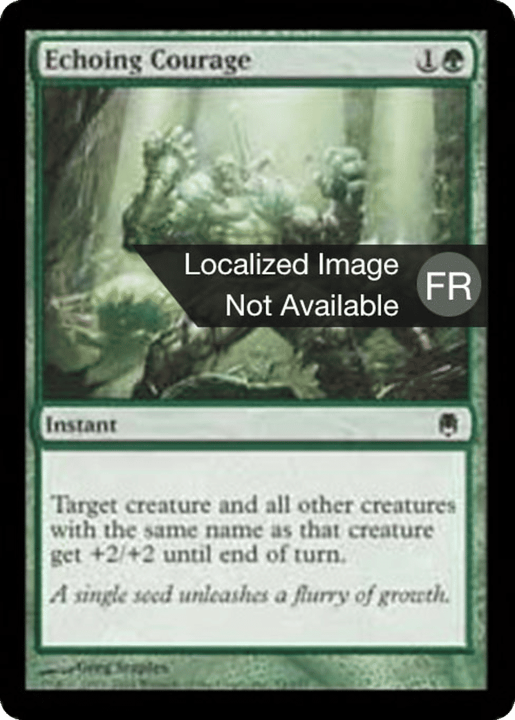 Courage résonnant — Darksteel — Magic: The Gathering
