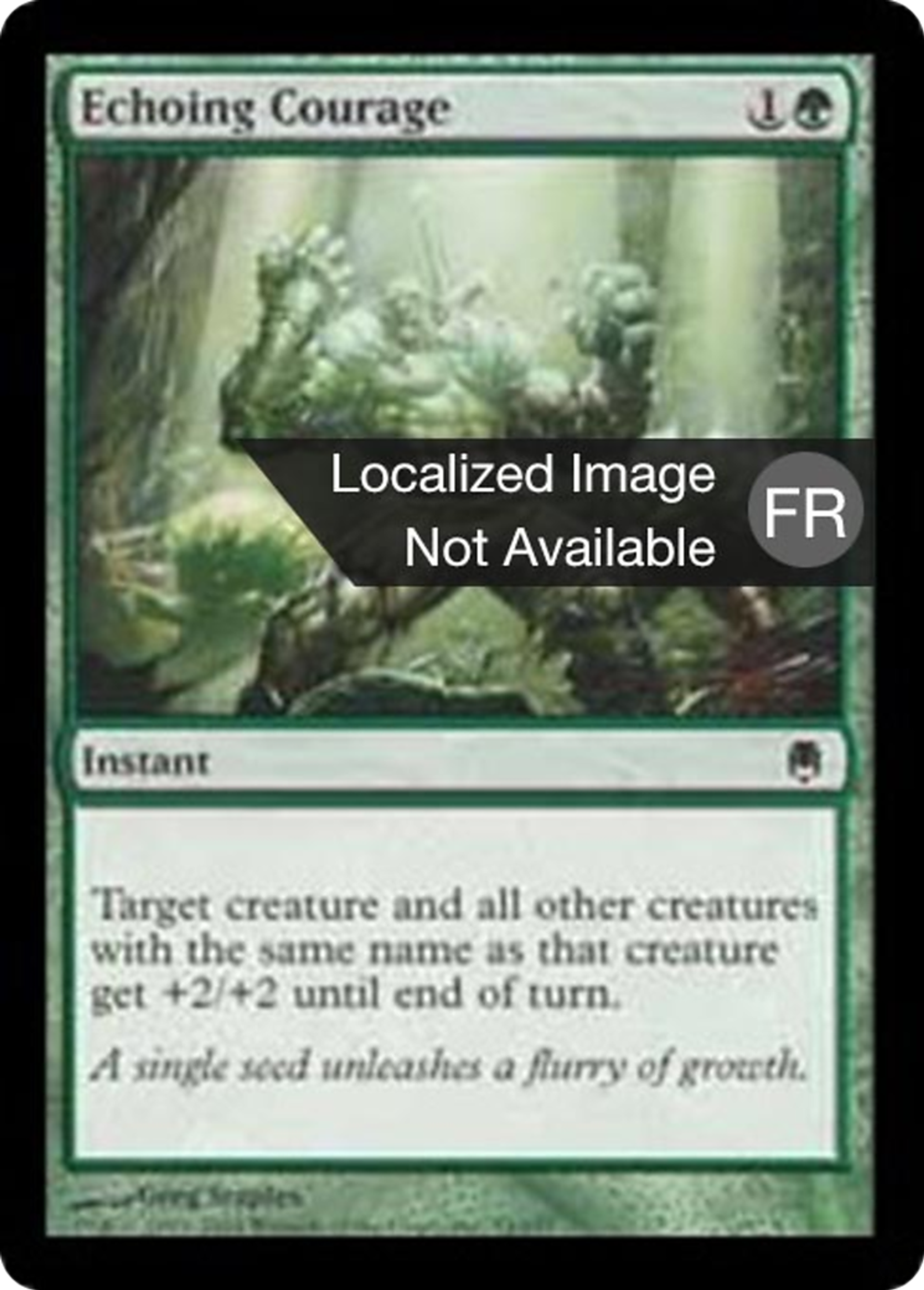 Courage résonnant — Darksteel — Magic: The Gathering