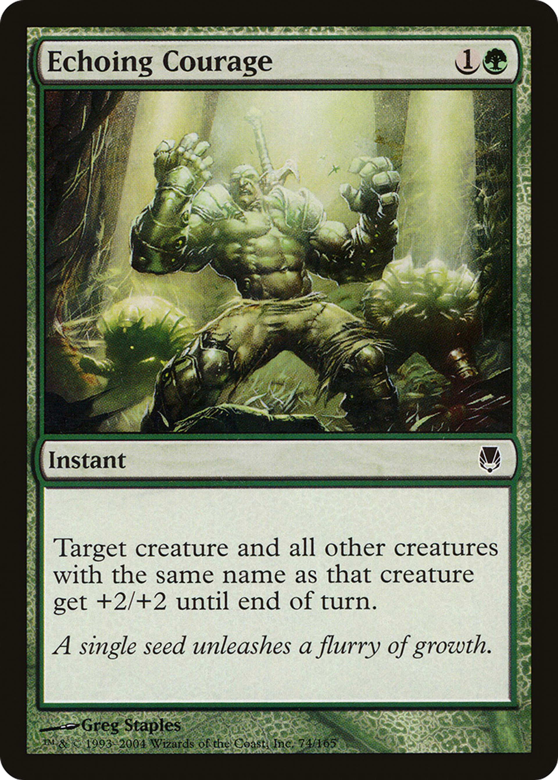 Courage résonnant — Darksteel — Magic: The Gathering