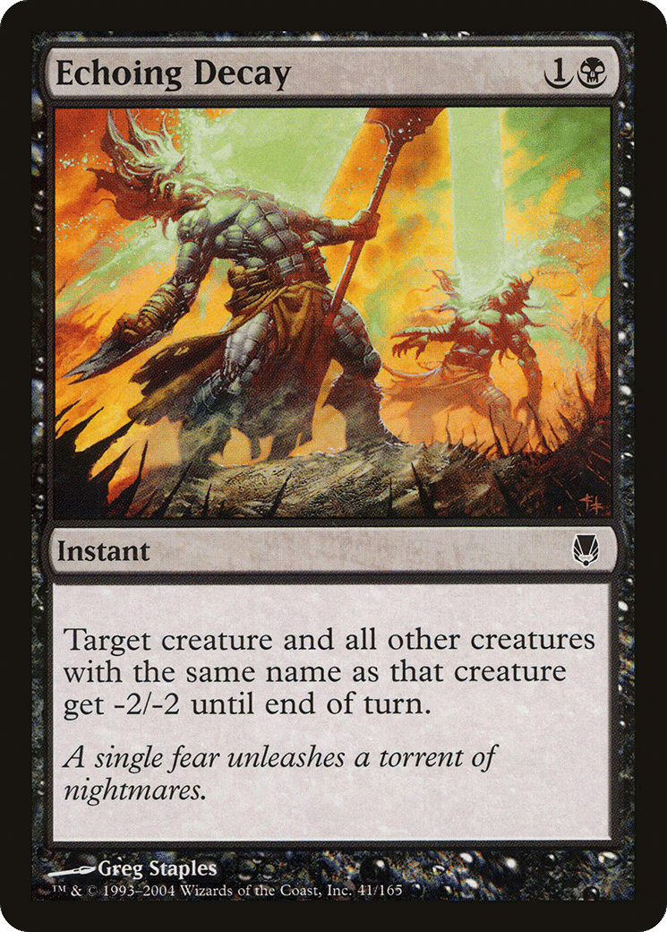 Echoing Decay — Darksteel — Magic: The Gathering