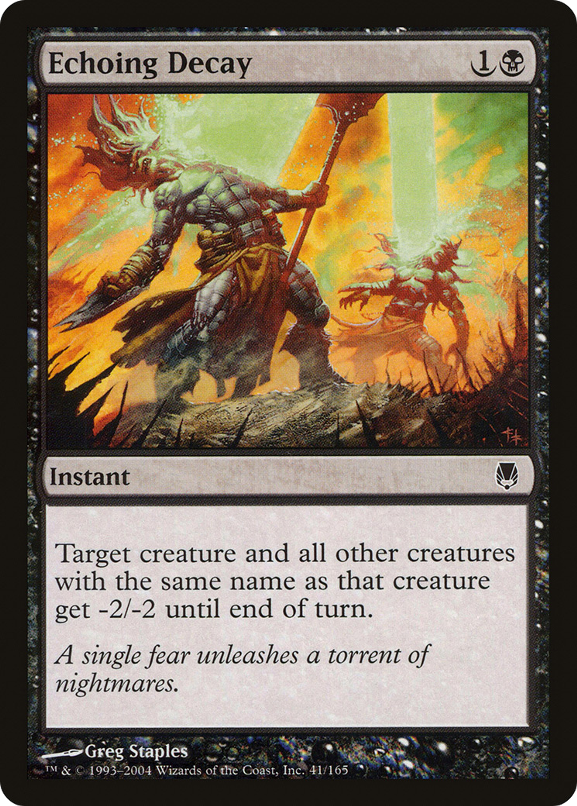 Décomposition résonnante — Darksteel — Magic: The Gathering