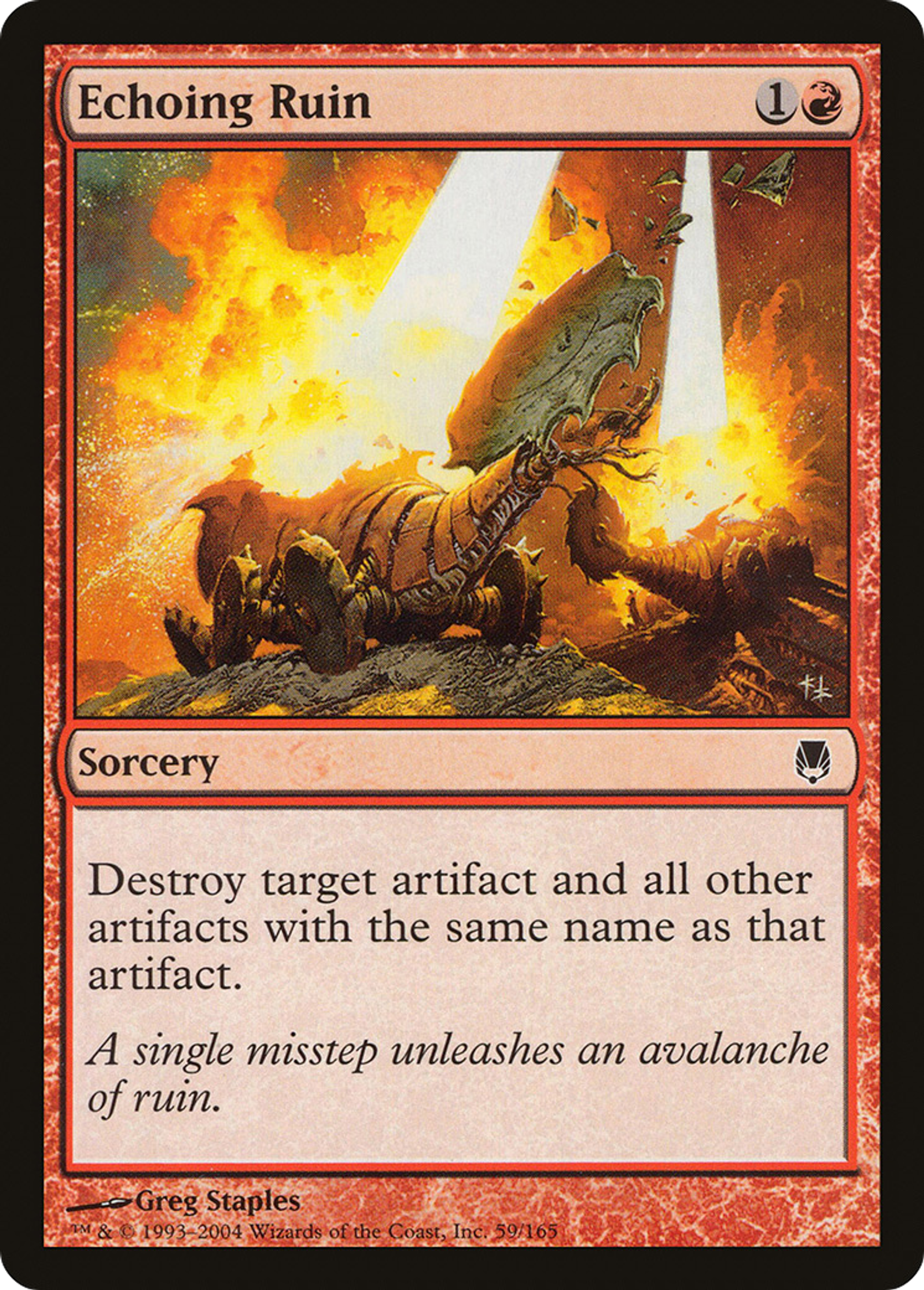 Destruction résonnante — Darksteel — Magic: The Gathering