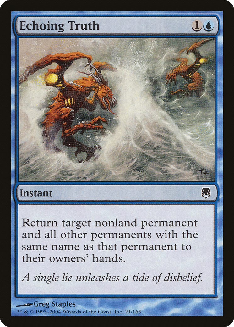 Echoing Truth — Darksteel — Magic: The Gathering