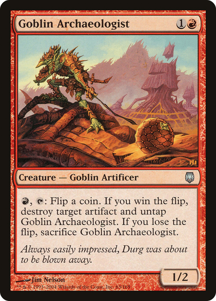 Goblin Archaeologist — Darksteel — Magic: The Gathering