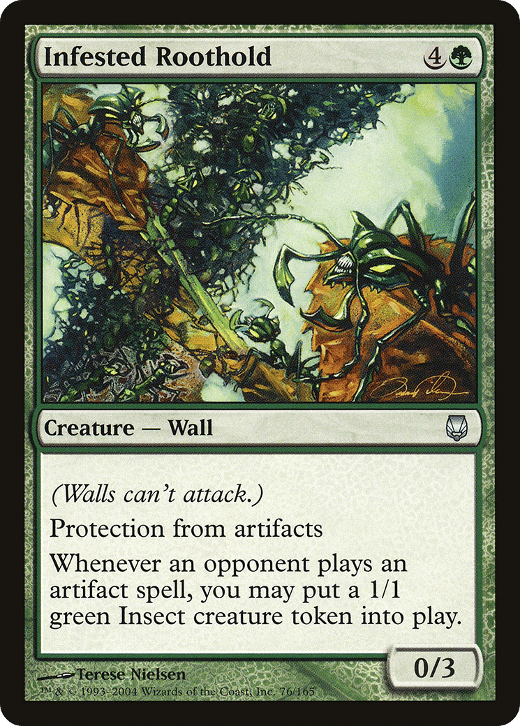 Infested Roothold — Darksteel — Magic: The Gathering