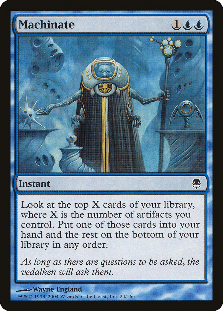 Machinate — Darksteel — Magic: The Gathering