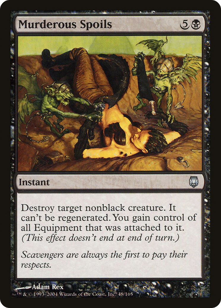 Murderous Spoils — Darksteel — Magic: The Gathering