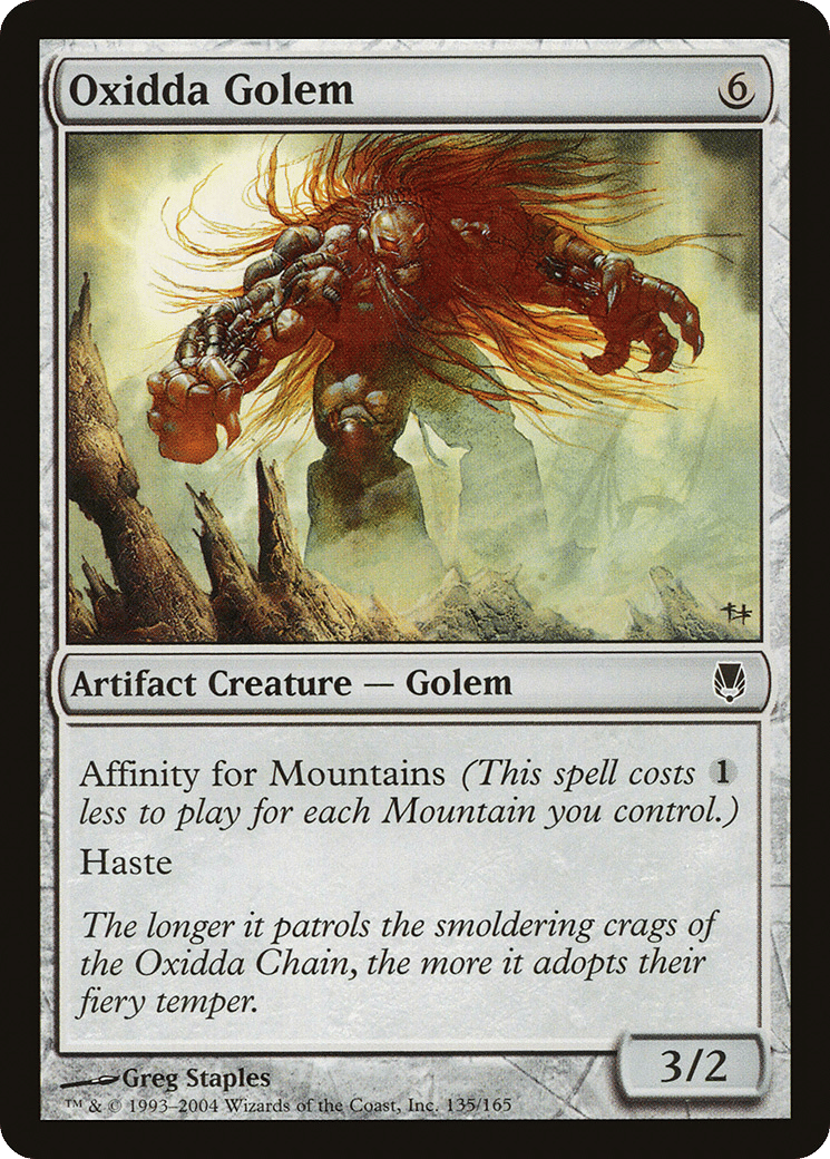 Oxidda Golem — Darksteel — Magic: The Gathering
