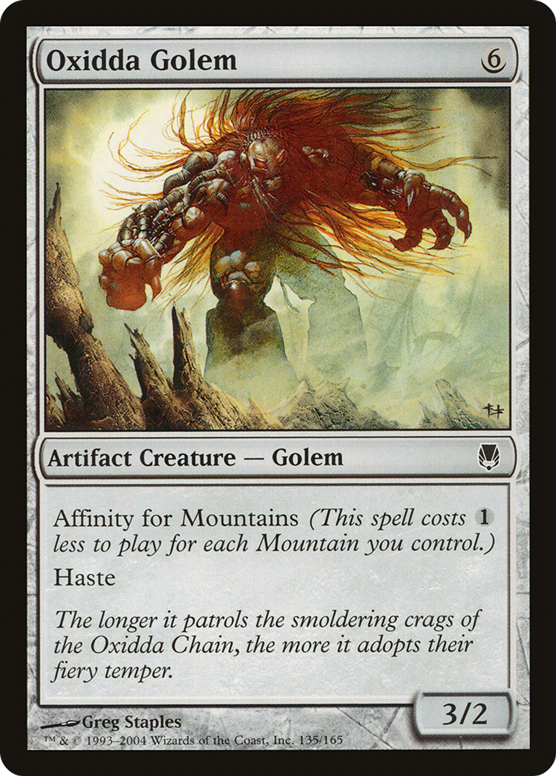 Golem d'Oxidda — Darksteel — Magic: The Gathering