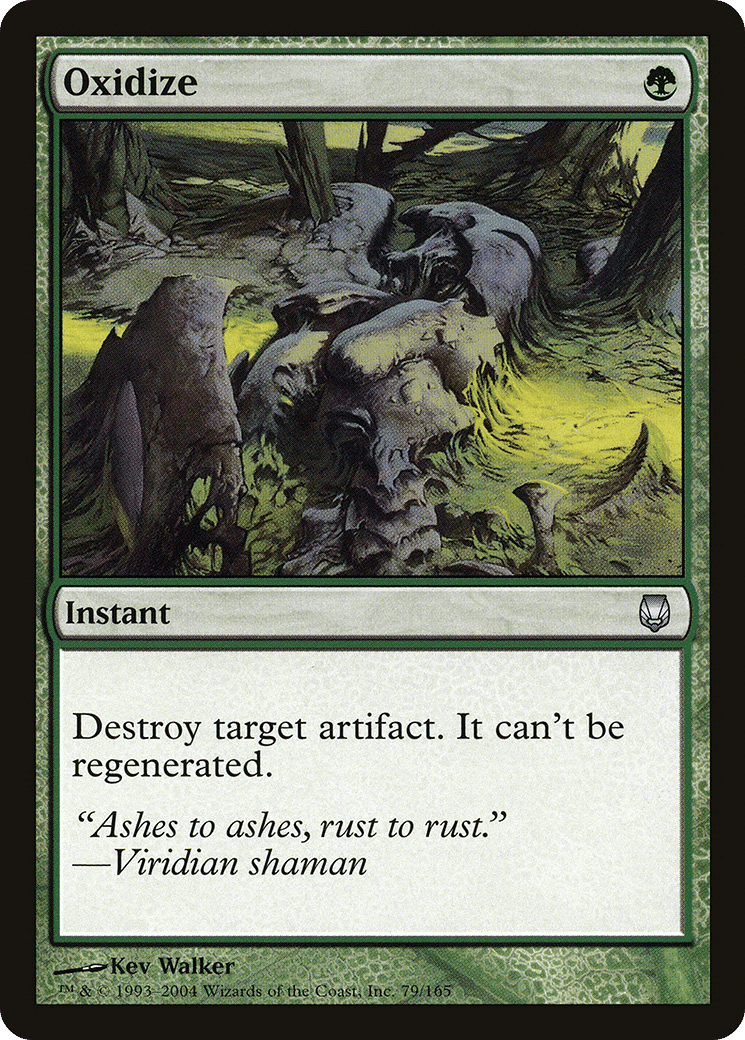 Oxidize — Darksteel — Magic: The Gathering