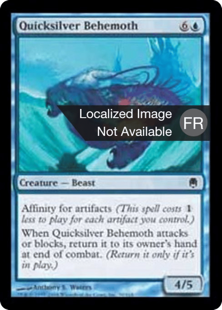 Béhémoth de vif-argent — Darksteel — Magic: The Gathering