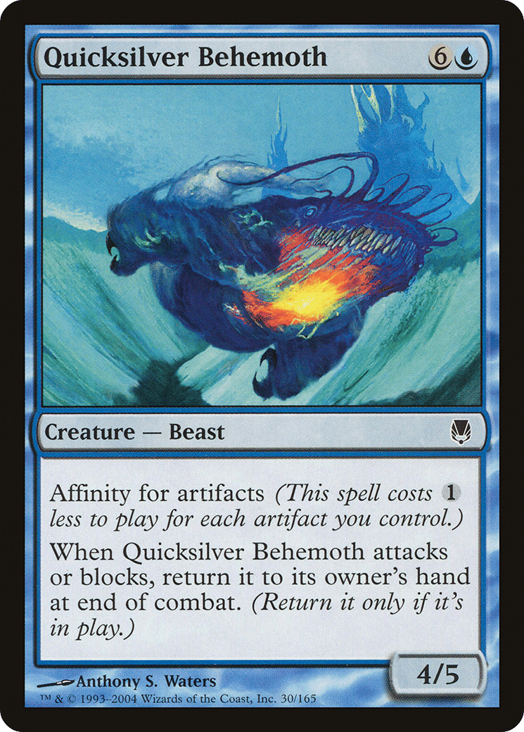 Quicksilver Behemoth — Darksteel — Magic: The Gathering