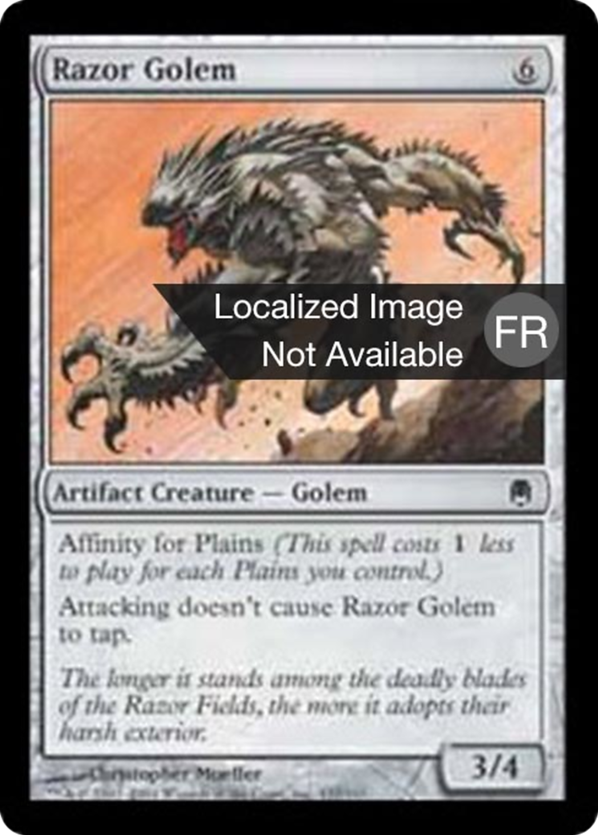Golem de rasoirs — Darksteel — Magic: The Gathering
