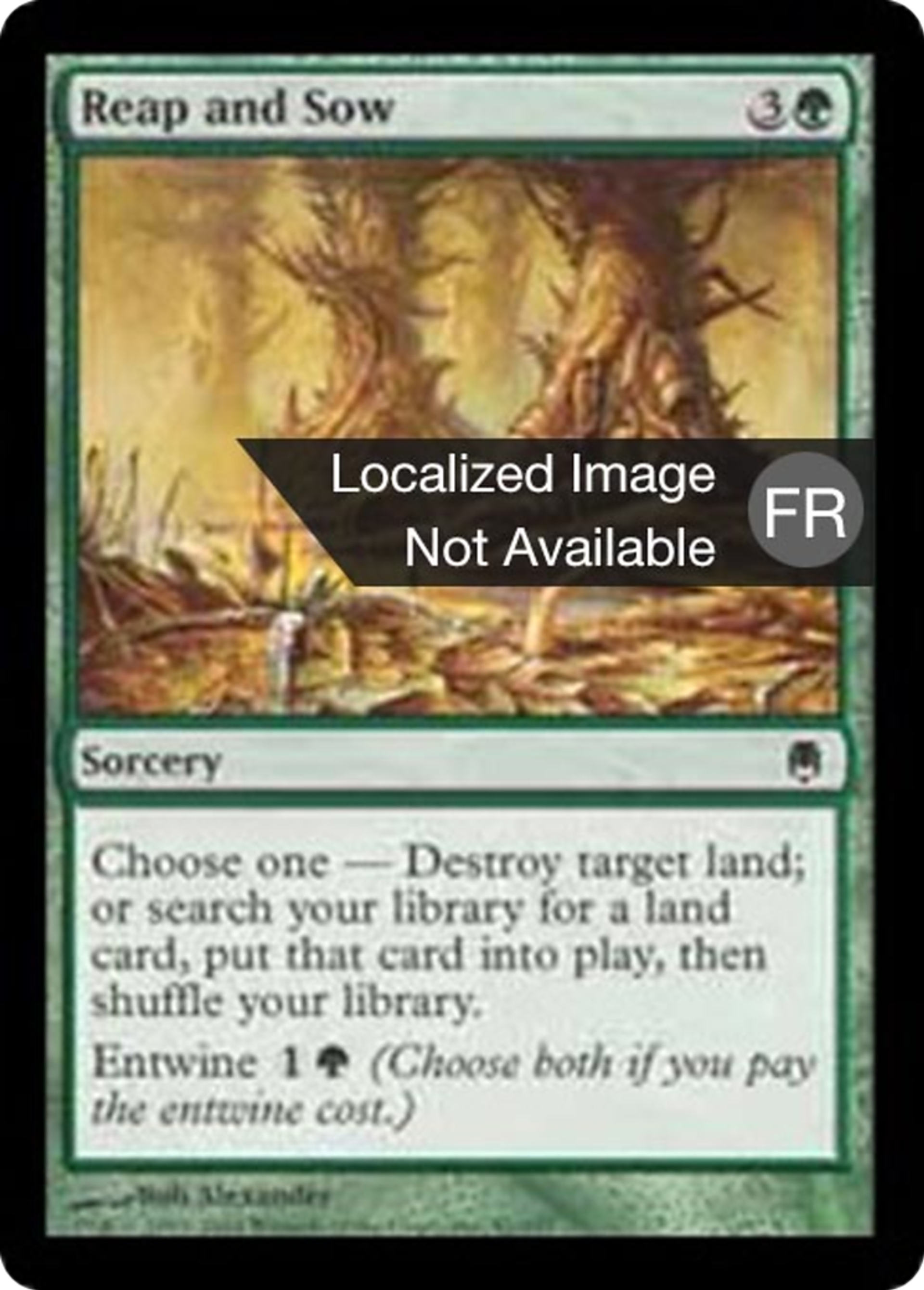 Fenaison et semence — Darksteel — Magic: The Gathering