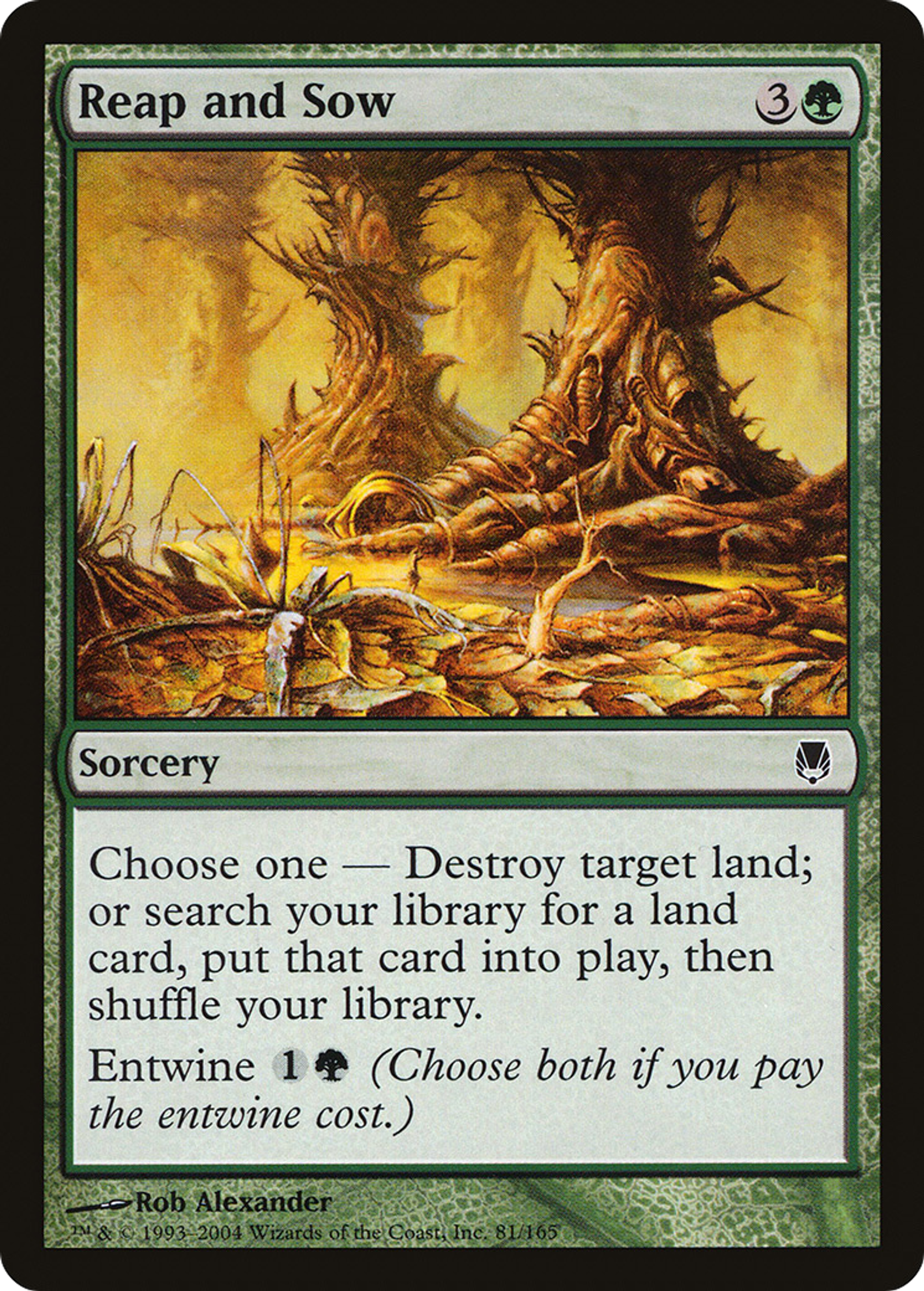 Fenaison et semence — Darksteel — Magic: The Gathering