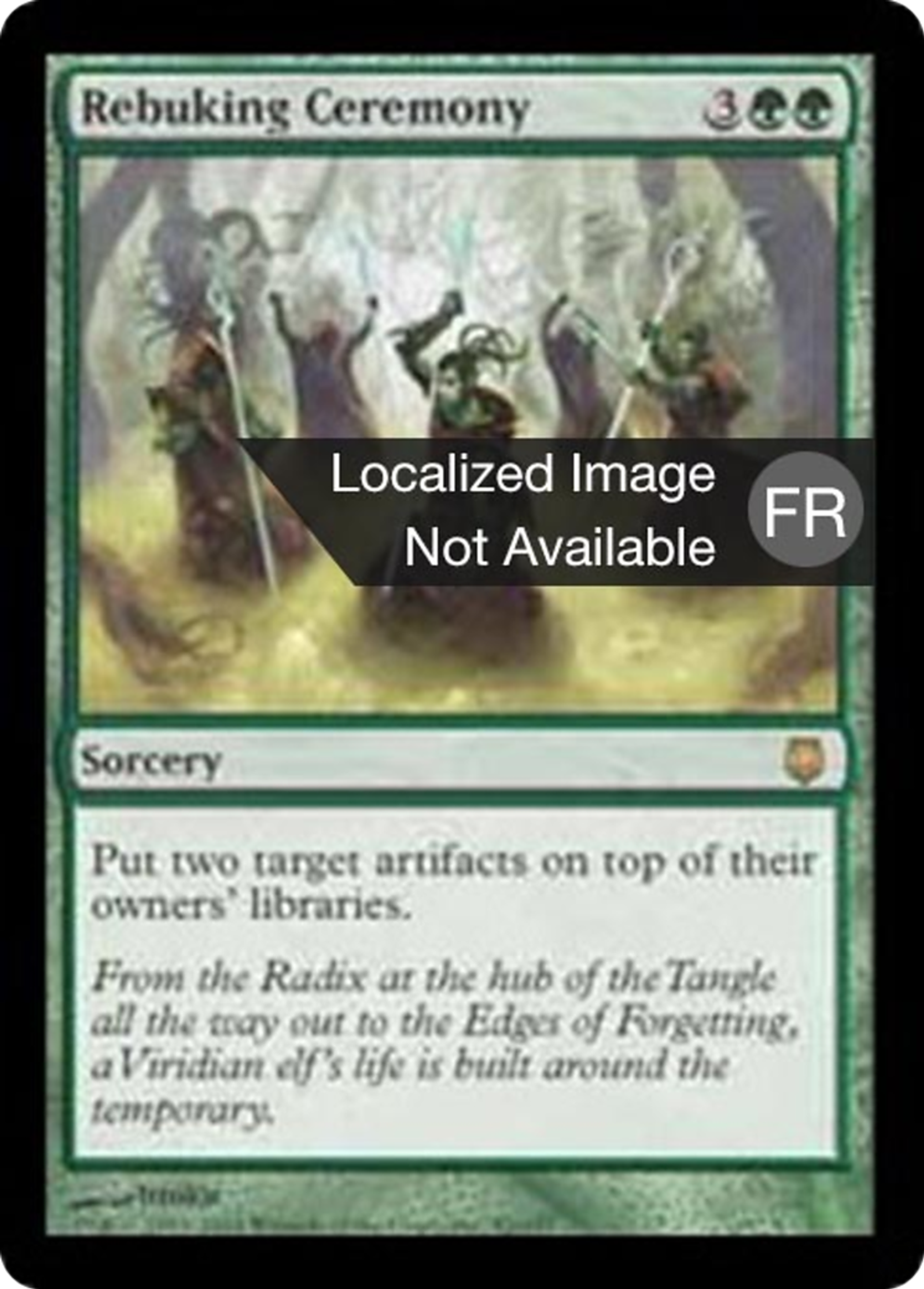 Cérémonie de la Réprimande — Darksteel — Magic: The Gathering