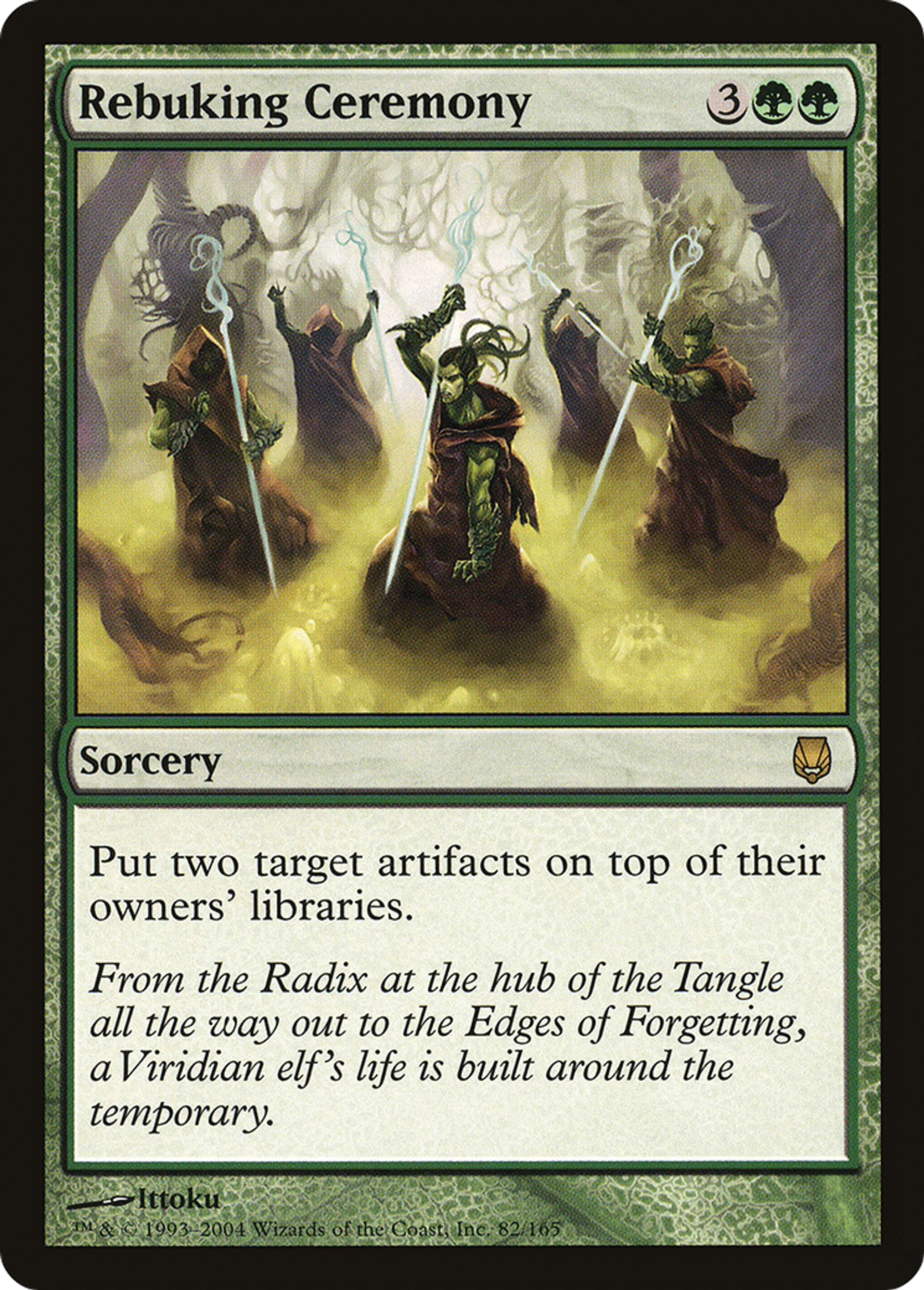Cérémonie de la Réprimande — Darksteel — Magic: The Gathering