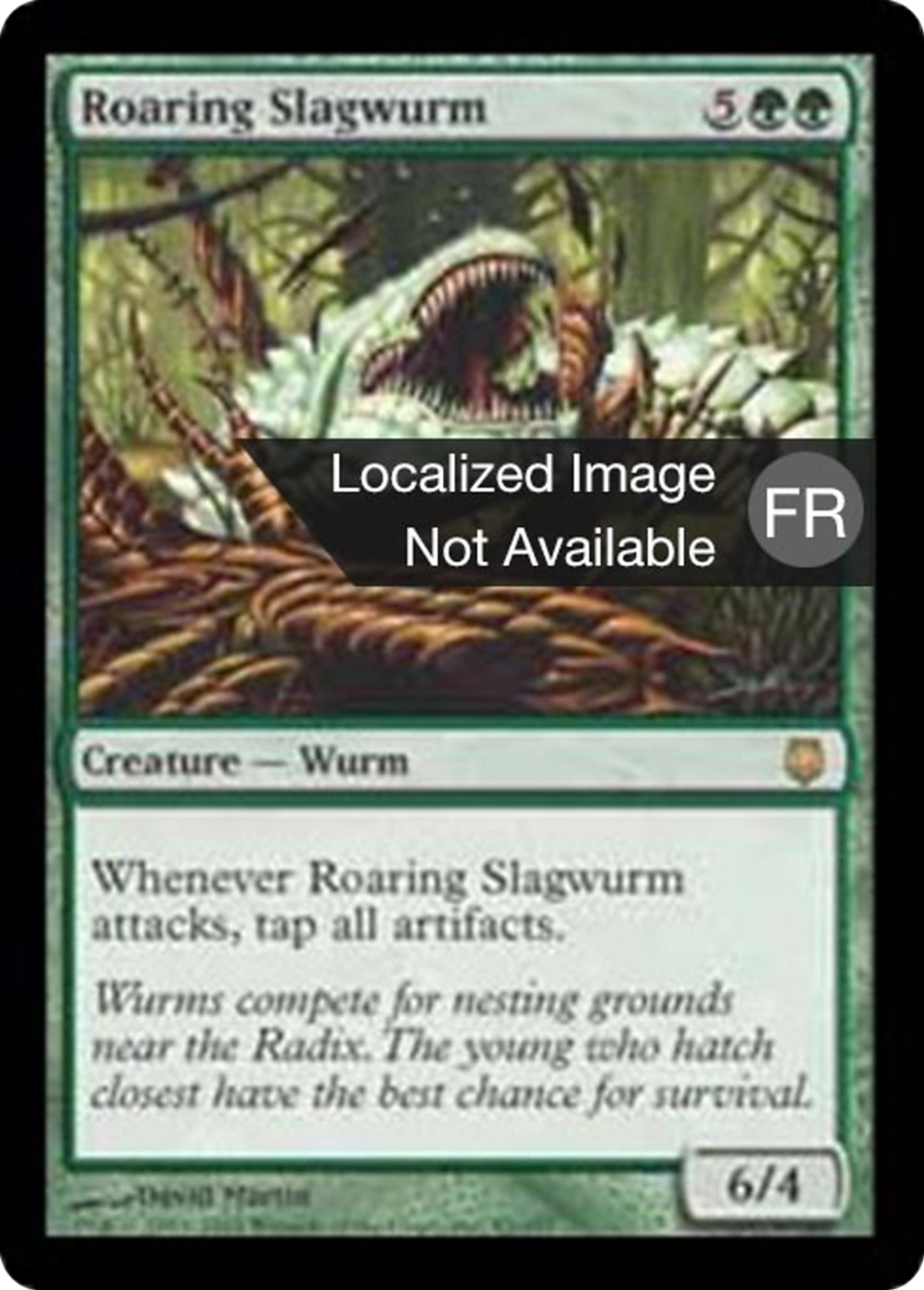 Guivre cendrée rugissante — Darksteel — Magic: The Gathering