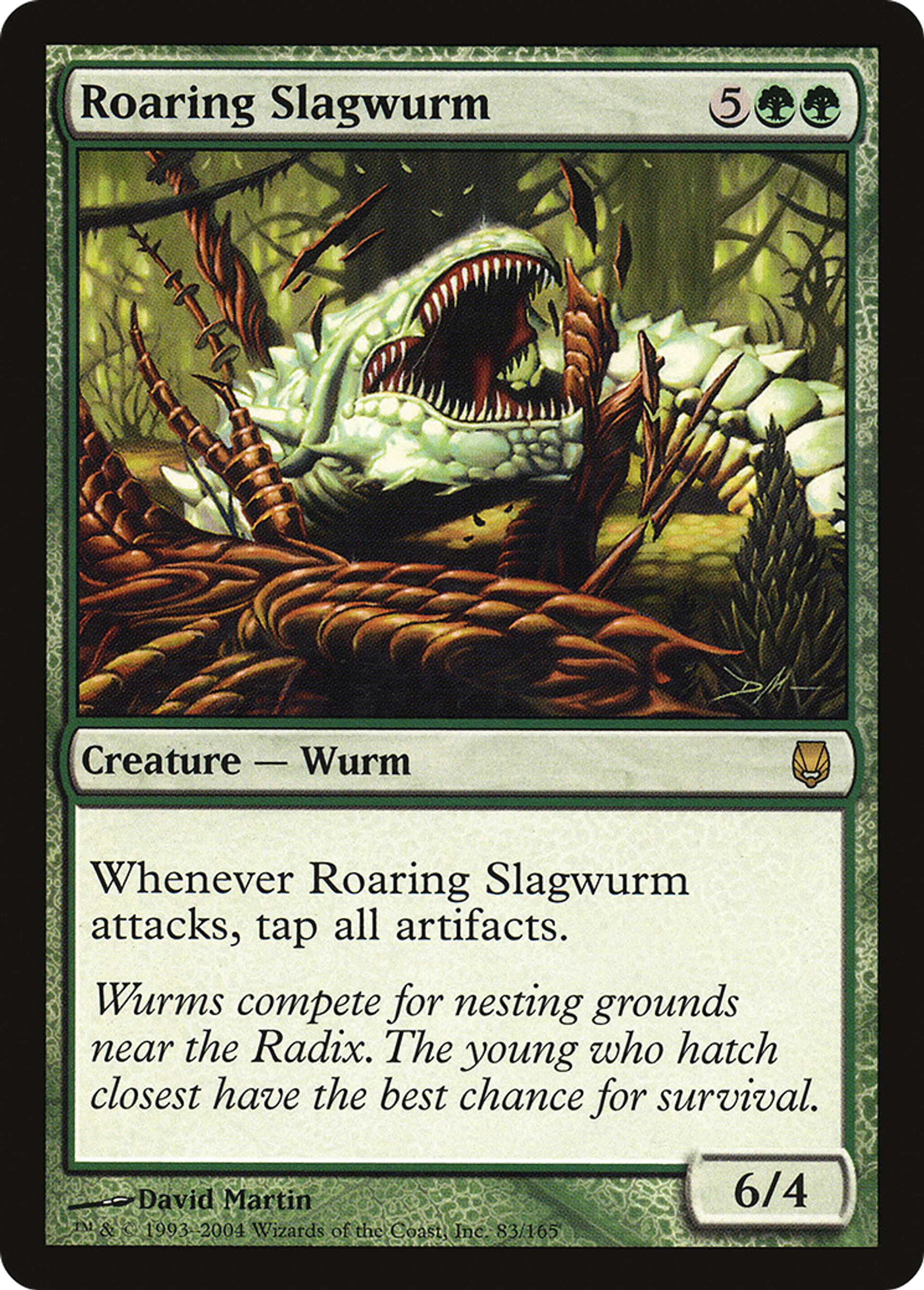 Guivre cendrée rugissante — Darksteel — Magic: The Gathering
