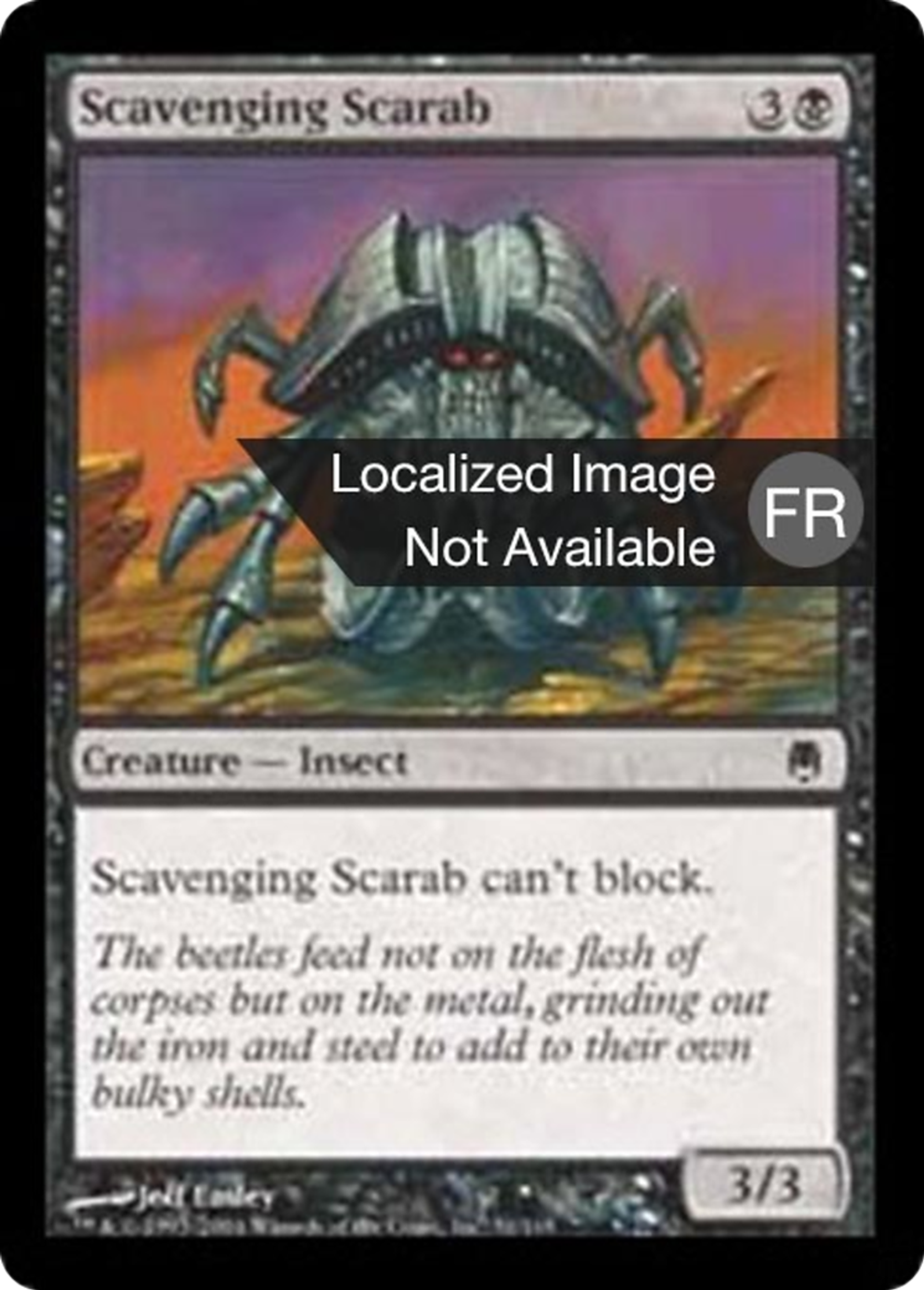 Scarabée nécrophage — Darksteel — Magic: The Gathering