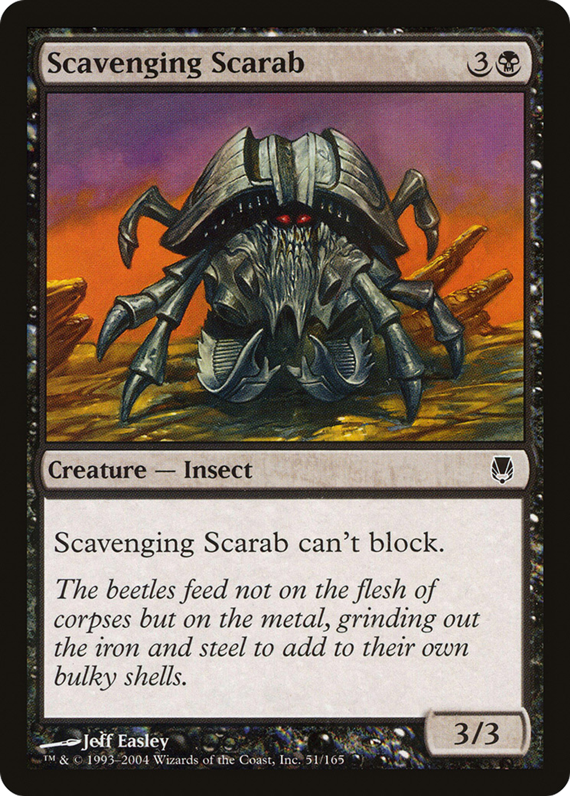 Scavenging Scarab — Darksteel — Magic: The Gathering
