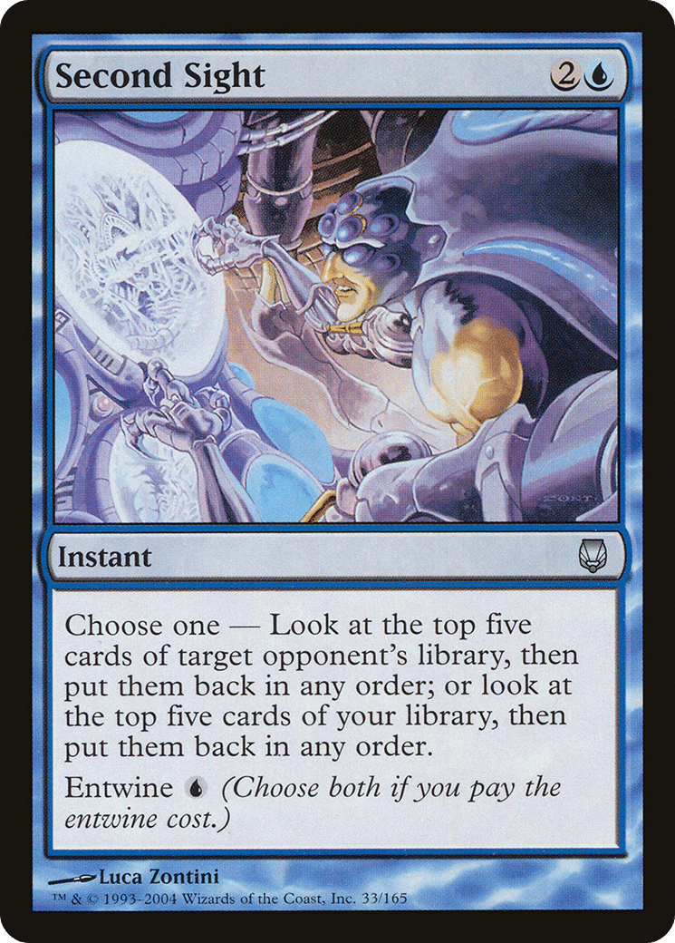 Second Sight — Darksteel — Magic: The Gathering