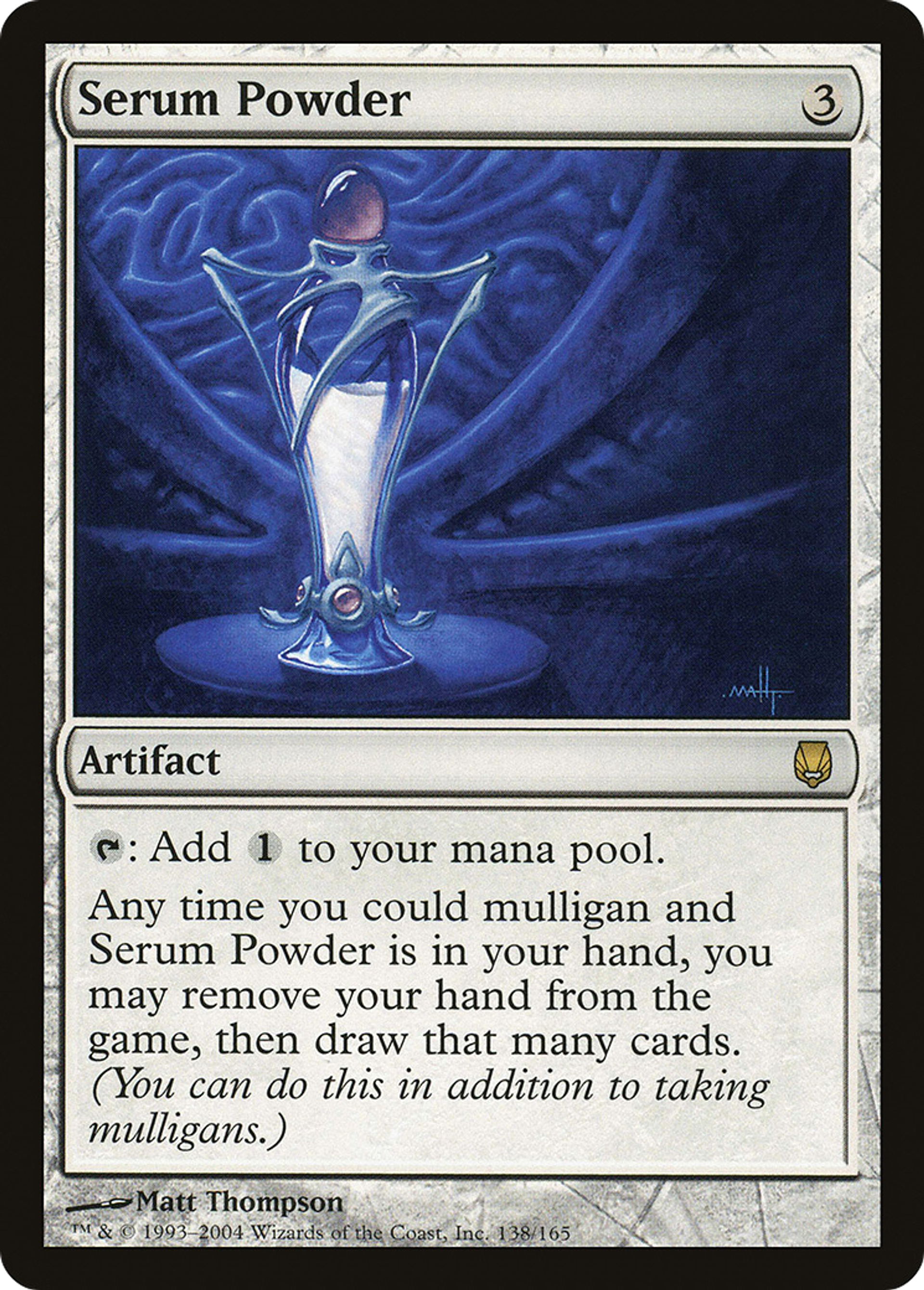 Sérum en poudre — Darksteel — Magic: The Gathering