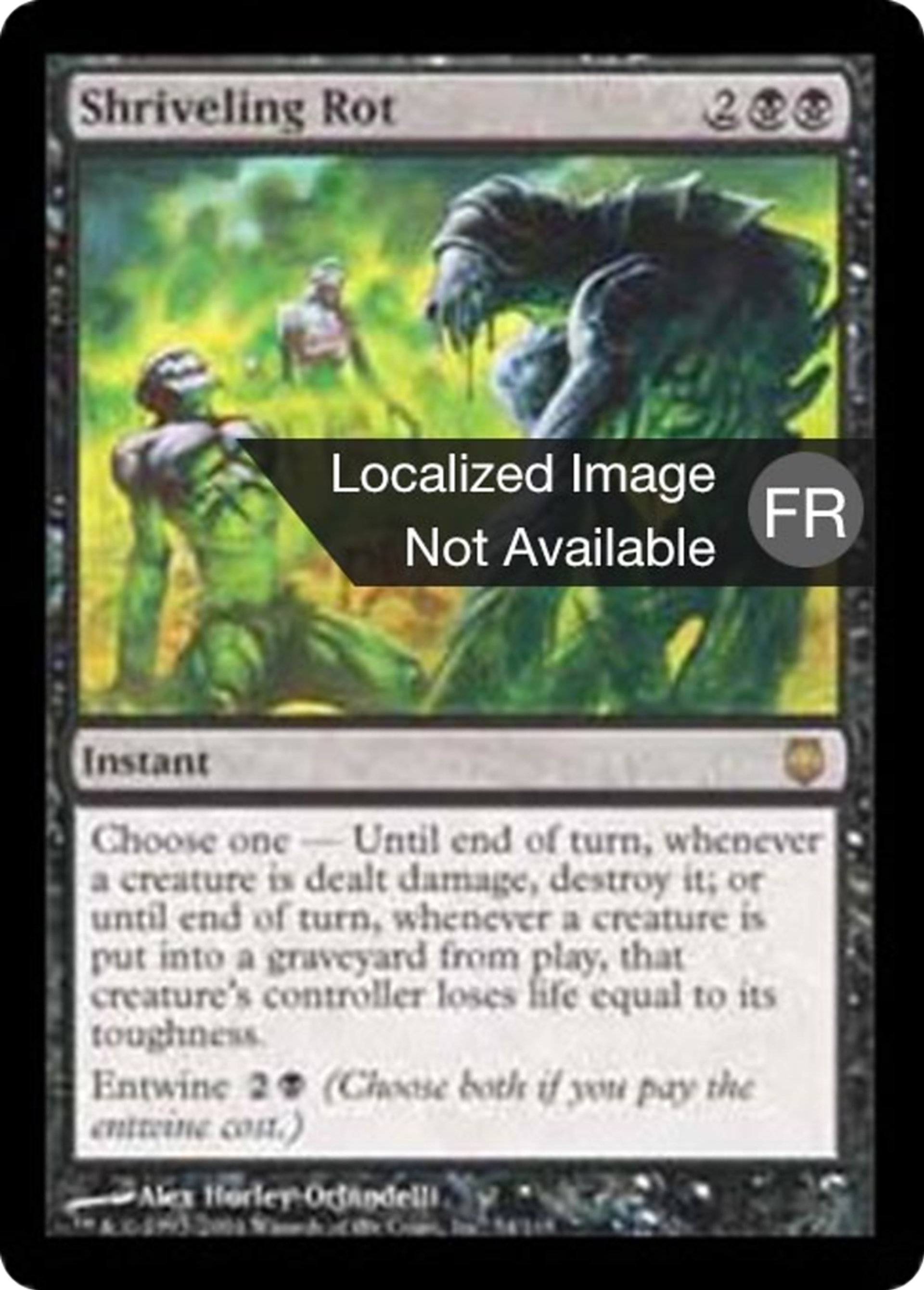 Pourrissement ratatineur — Darksteel — Magic: The Gathering