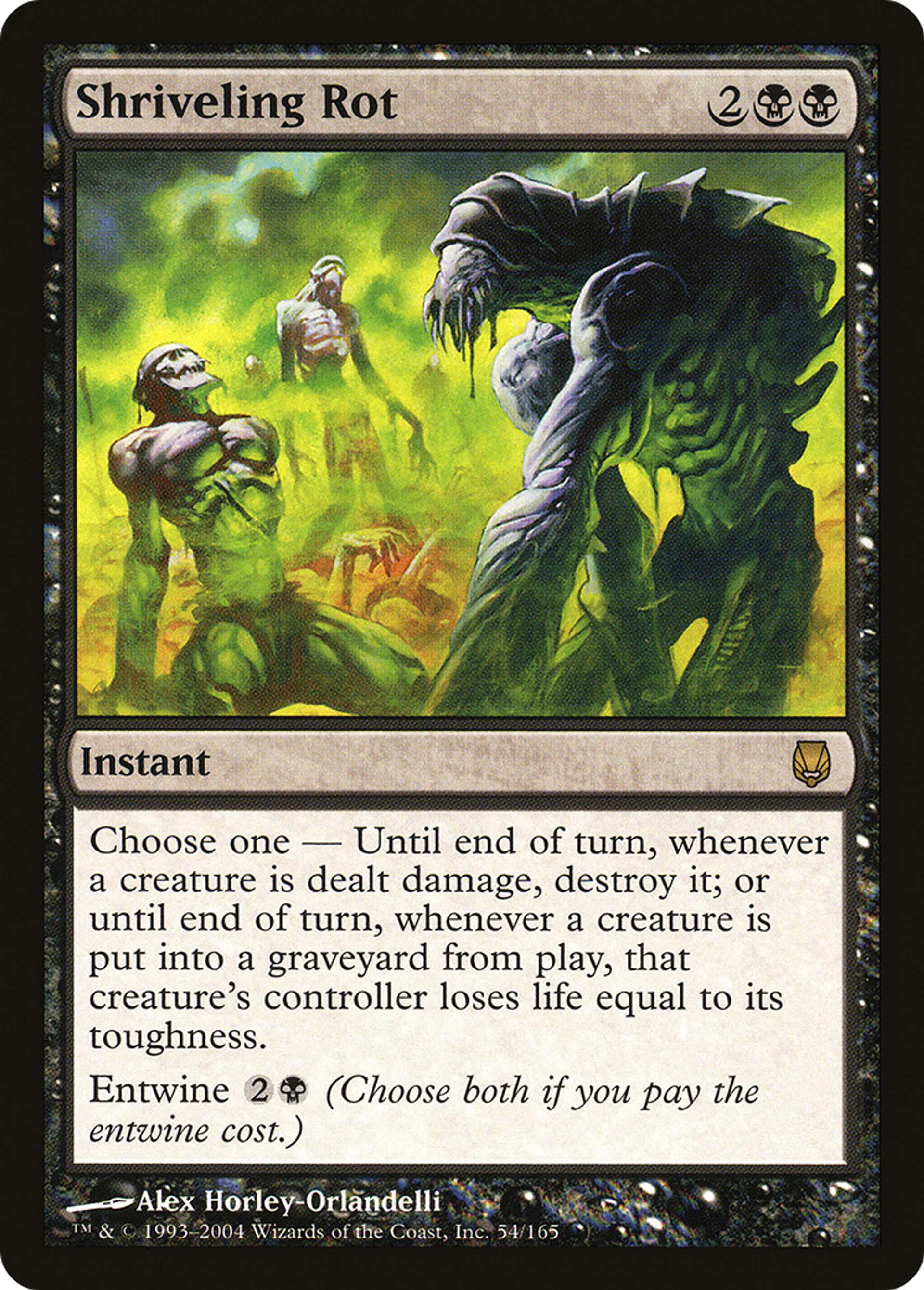 Pourrissement ratatineur — Darksteel — Magic: The Gathering