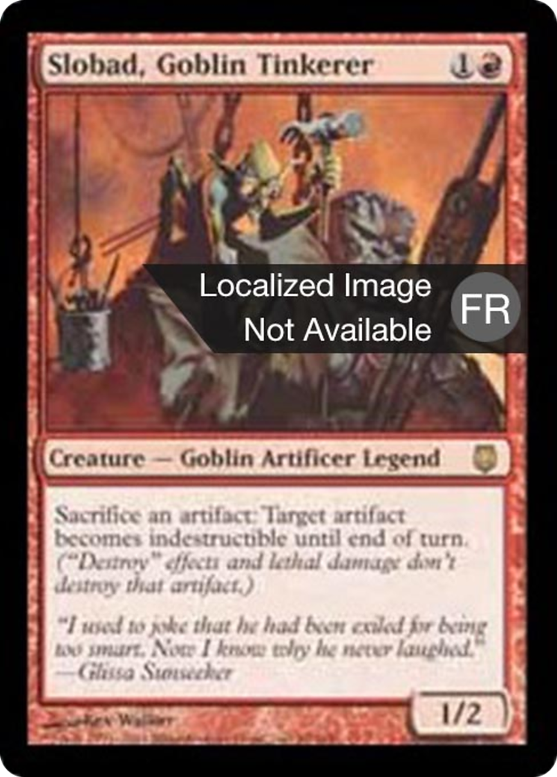 Slobad, rétameur gobelin — Darksteel — Magic: The Gathering