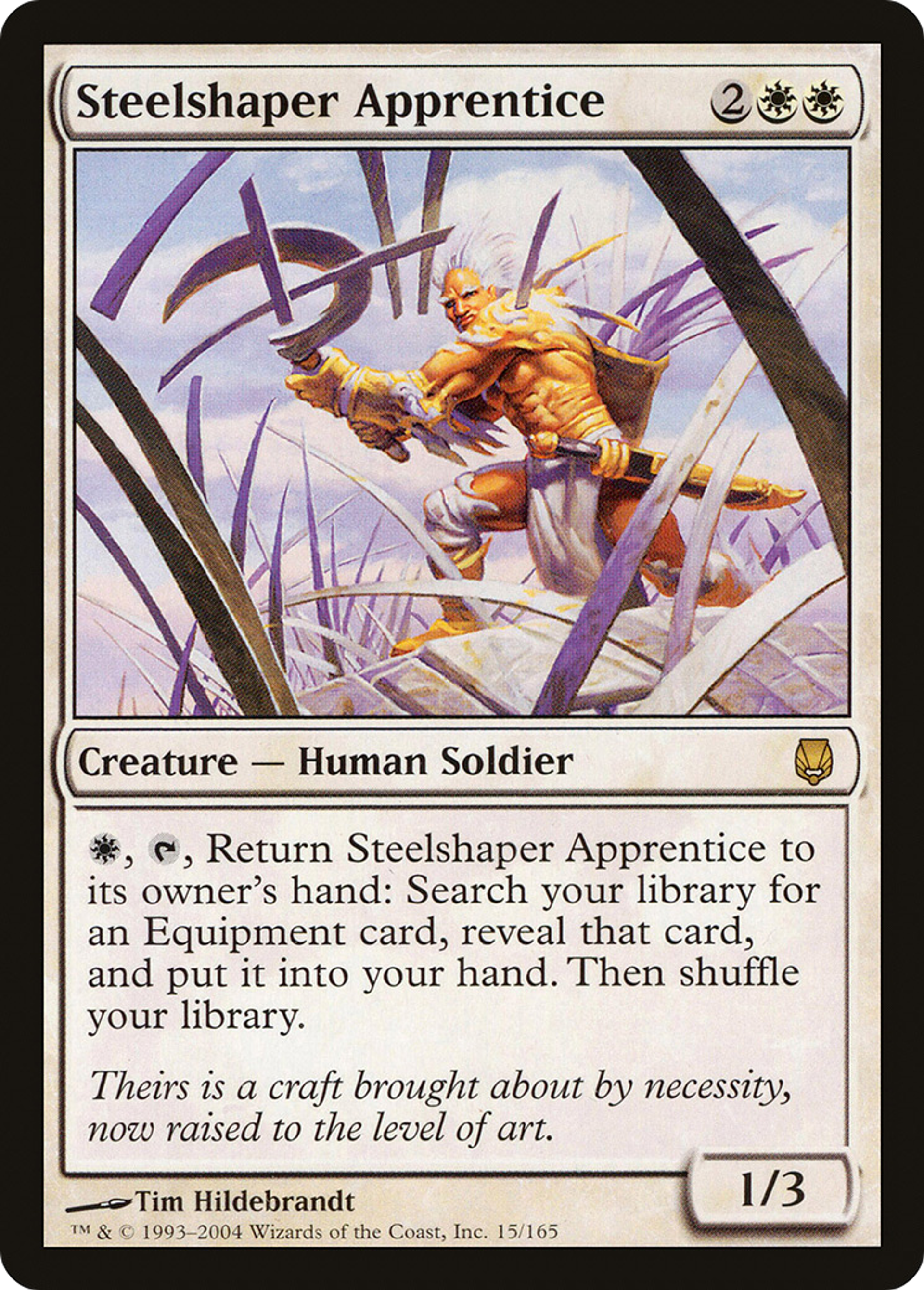 Steelshaper Apprentice — Darksteel — Magic: The Gathering