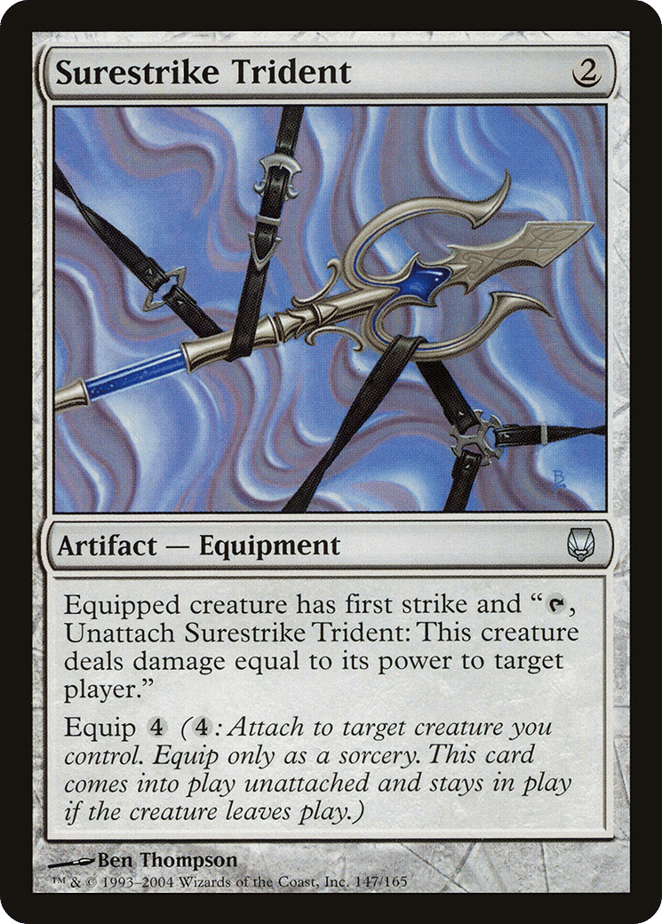 Surestrike Trident — Darksteel — Magic: The Gathering